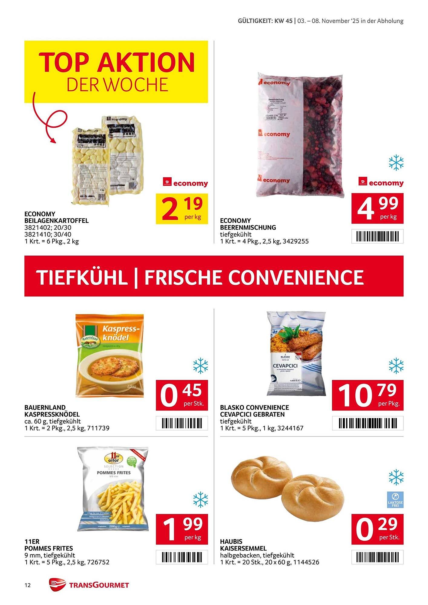 Transgourmet Flugblatt