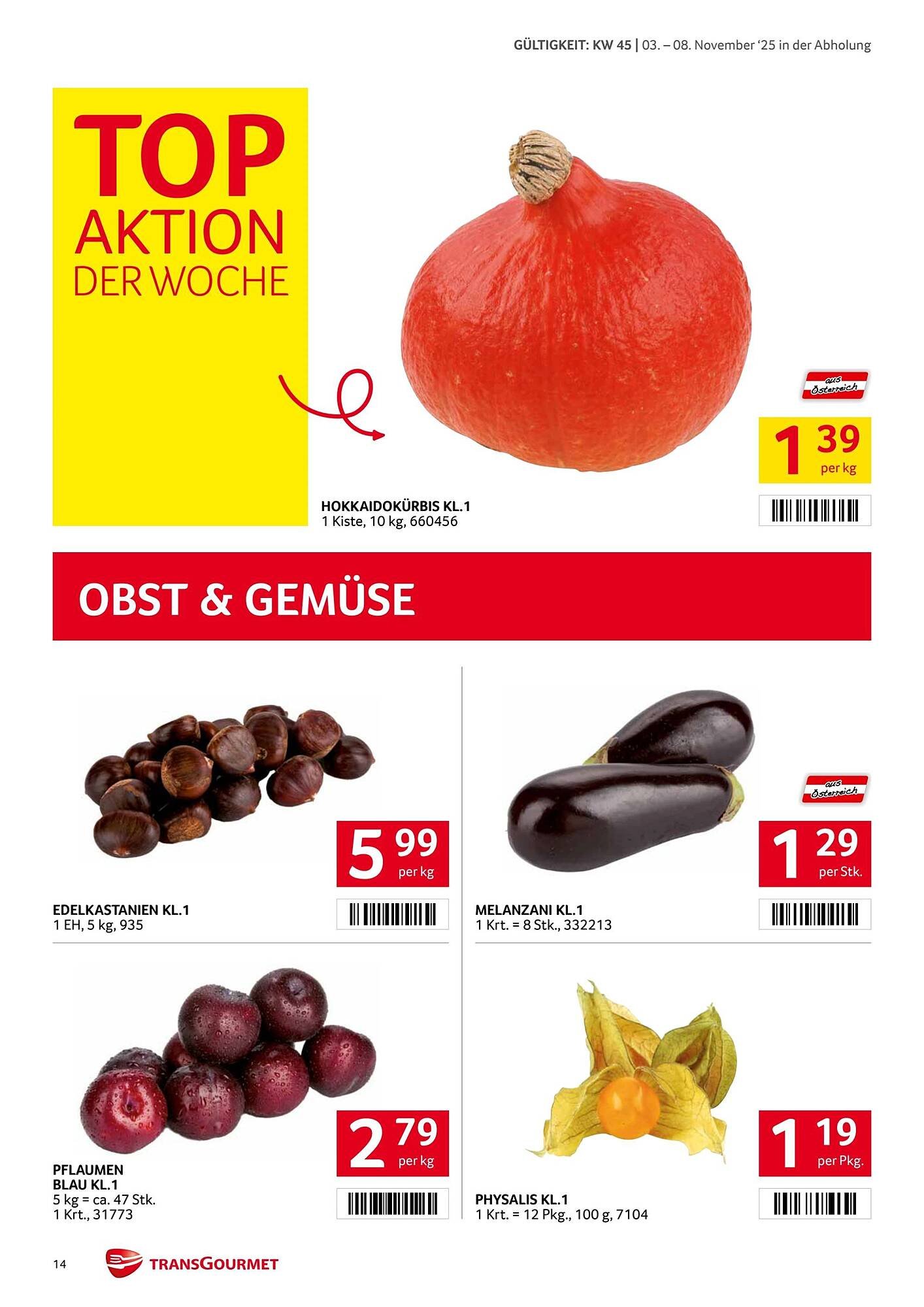 Transgourmet Flugblatt