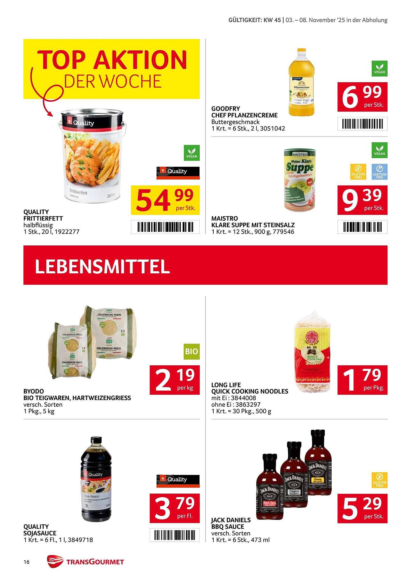 Transgourmet Flugblatt