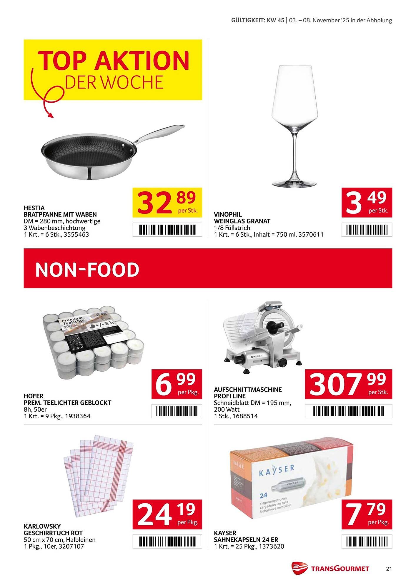 Transgourmet Flugblatt