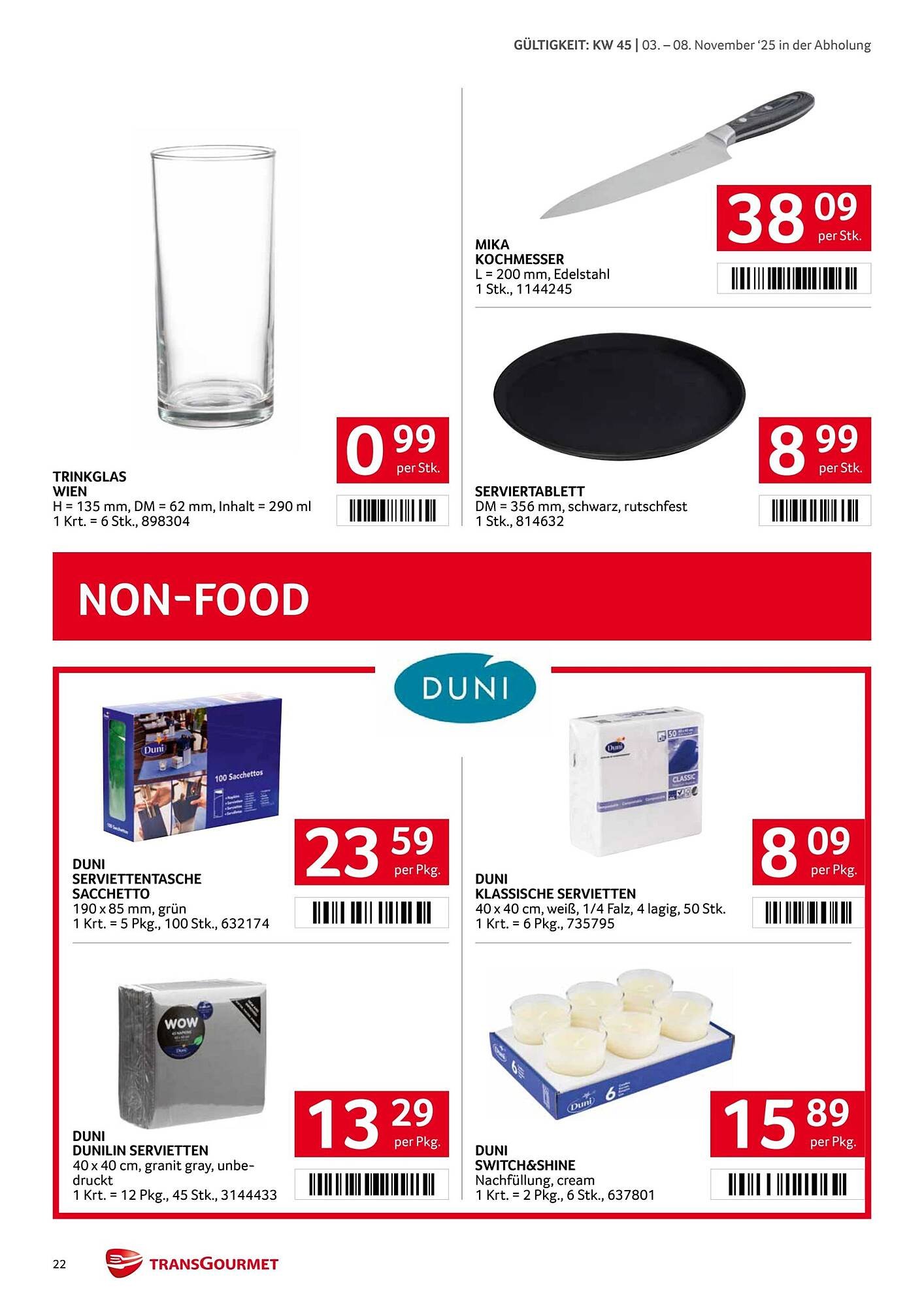 Transgourmet Flugblatt