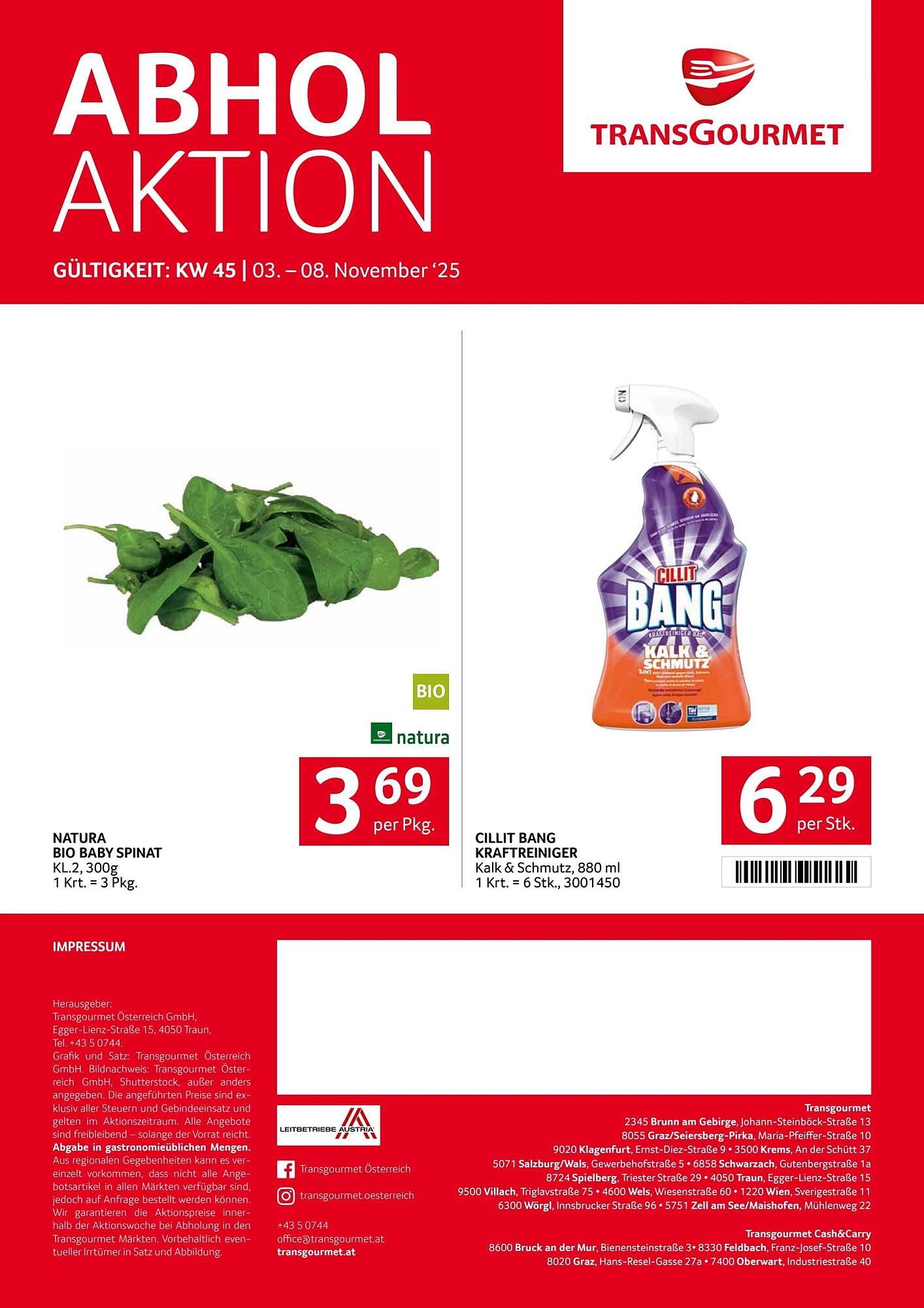 Transgourmet Flugblatt