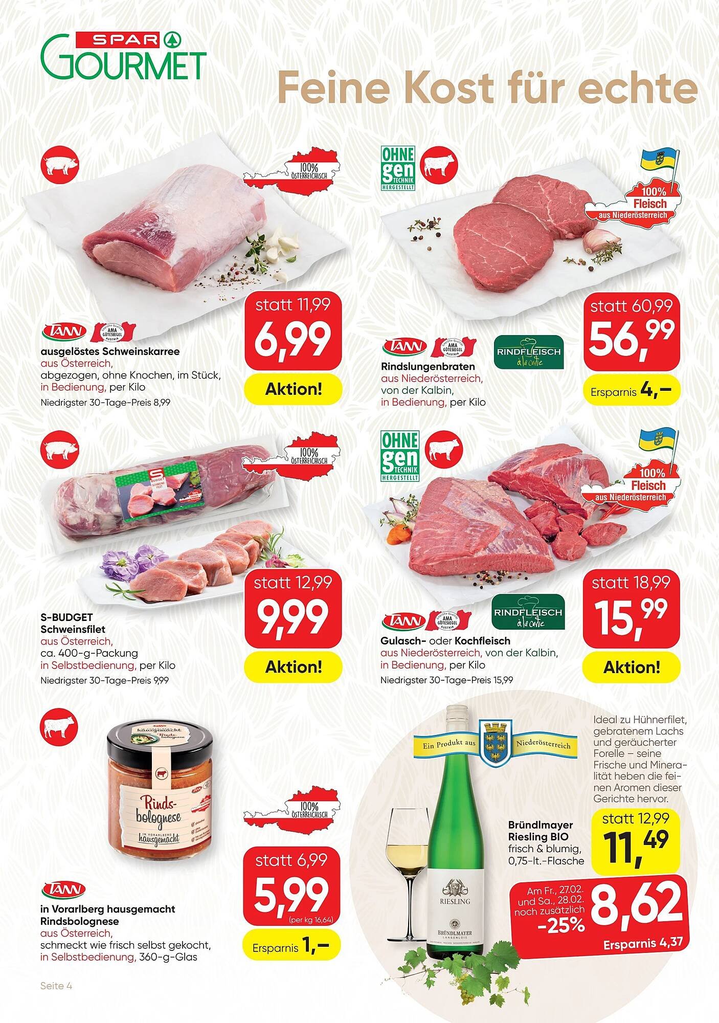 SPAR Gourmet Flugblatt