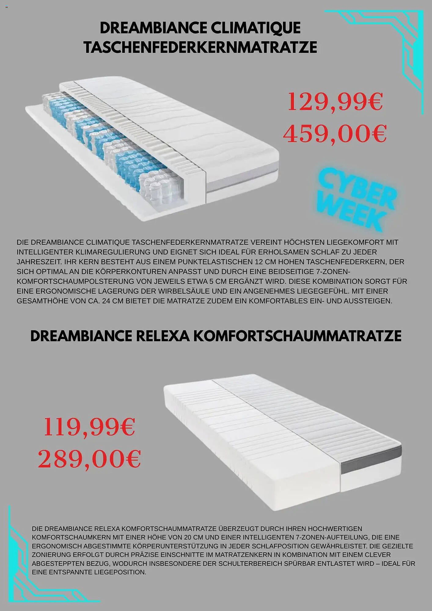 Matratzen Concord Prospekt