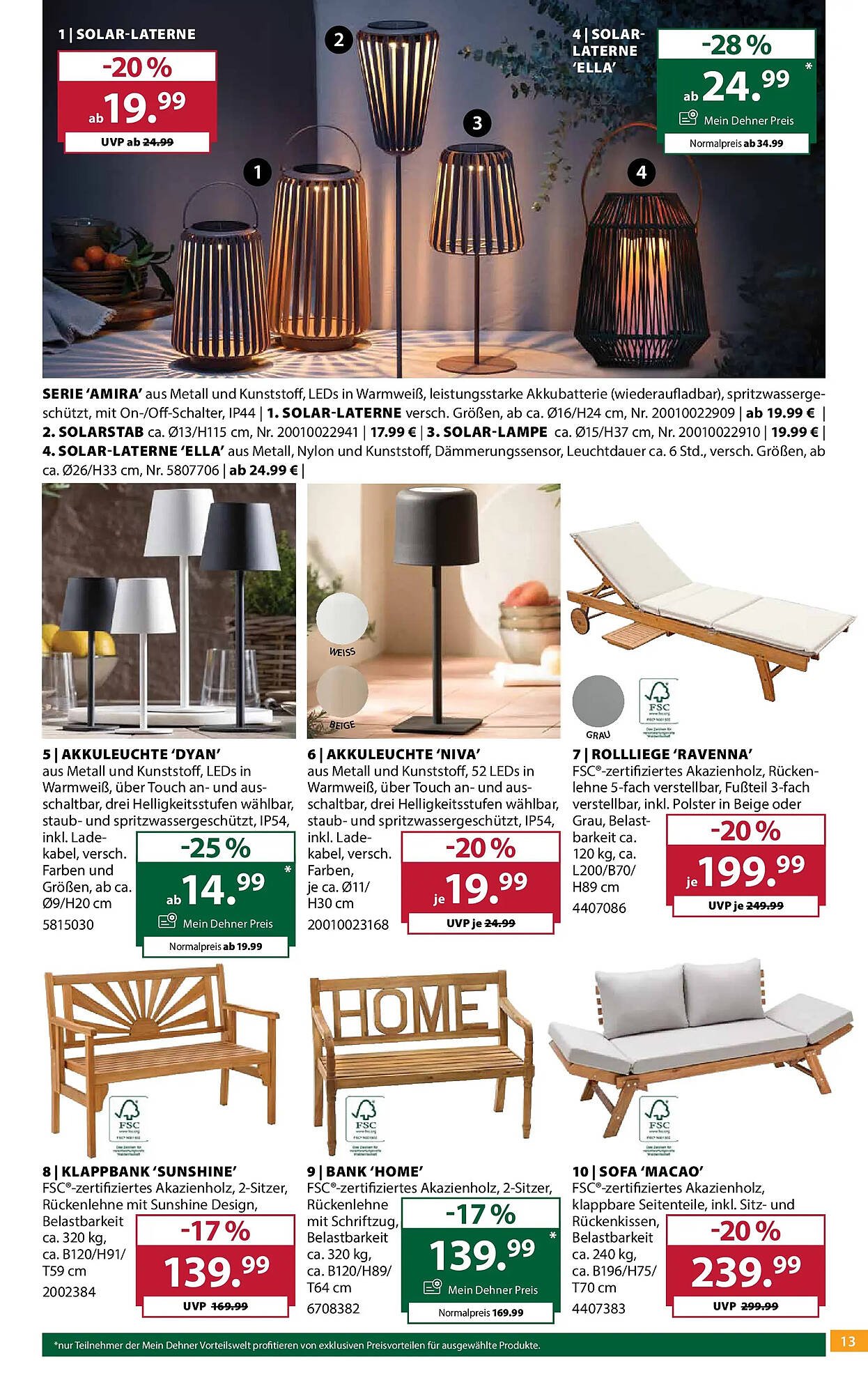 Dehner Flugblatt