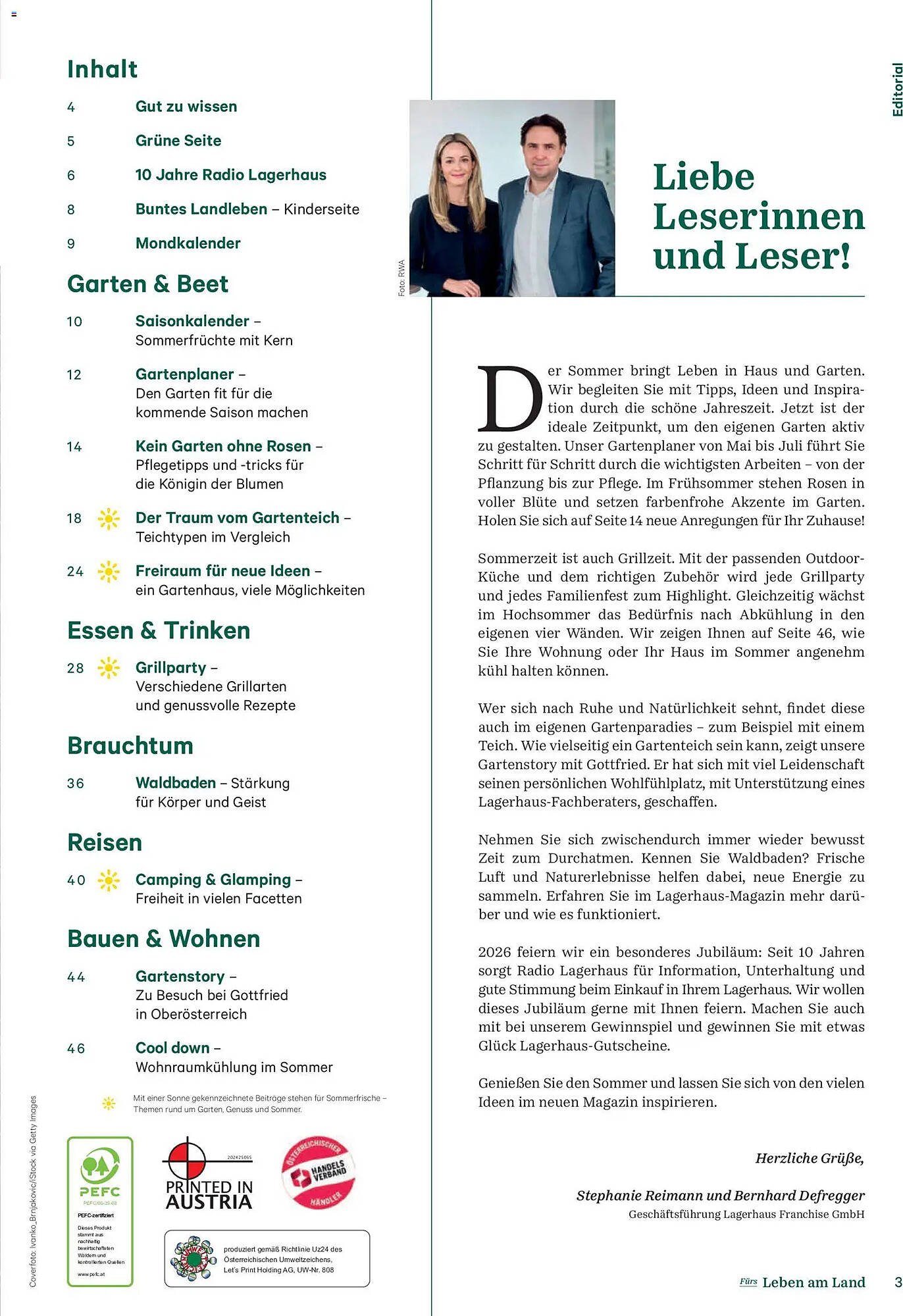 Lagerhaus Flugblatt