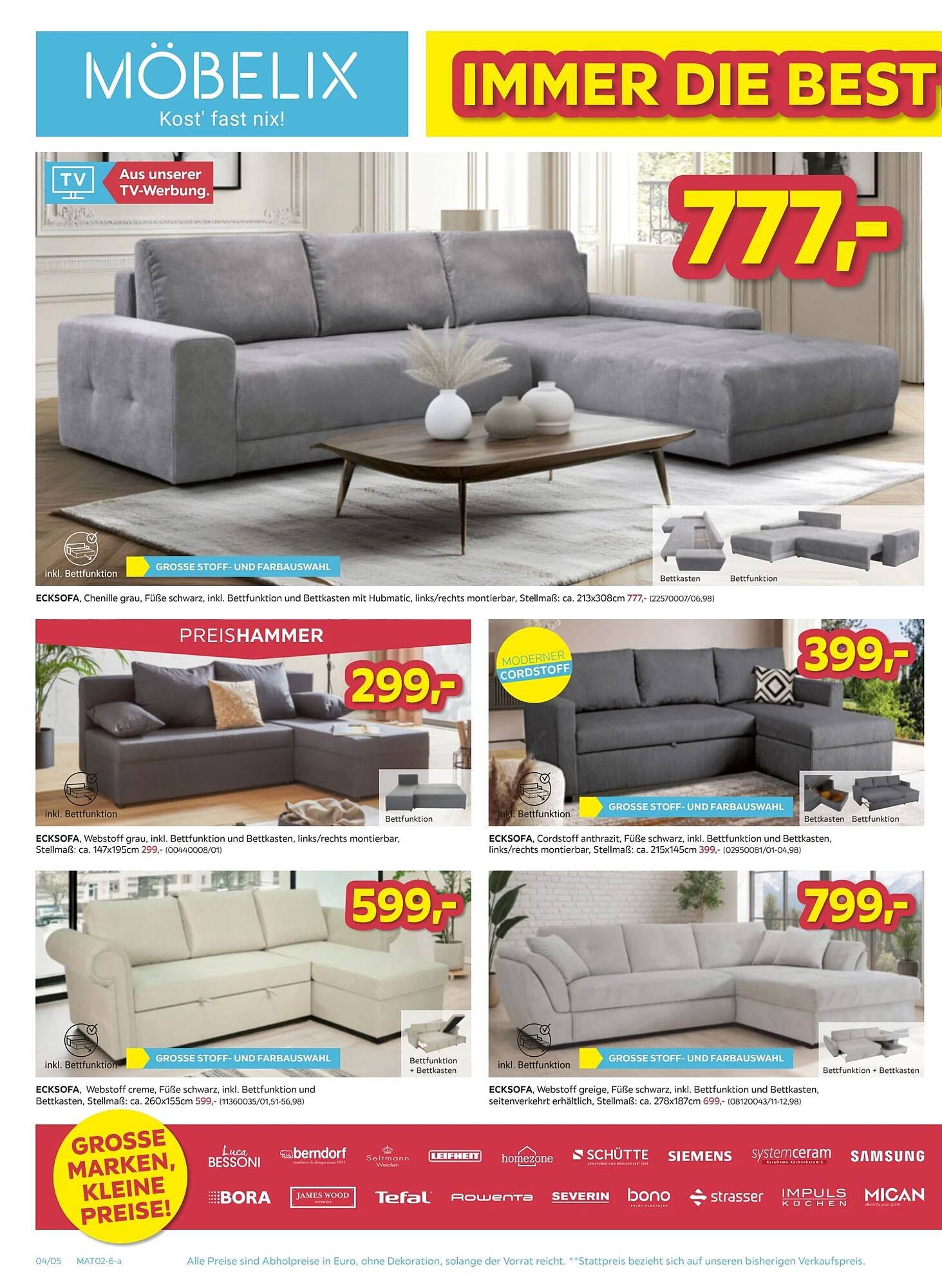 Möbelix Prospekt