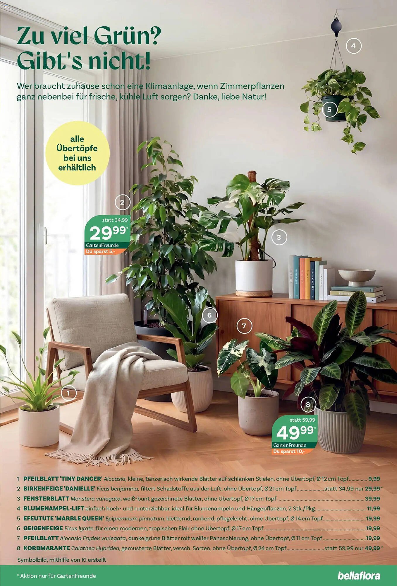 Bellaflora Flugblatt