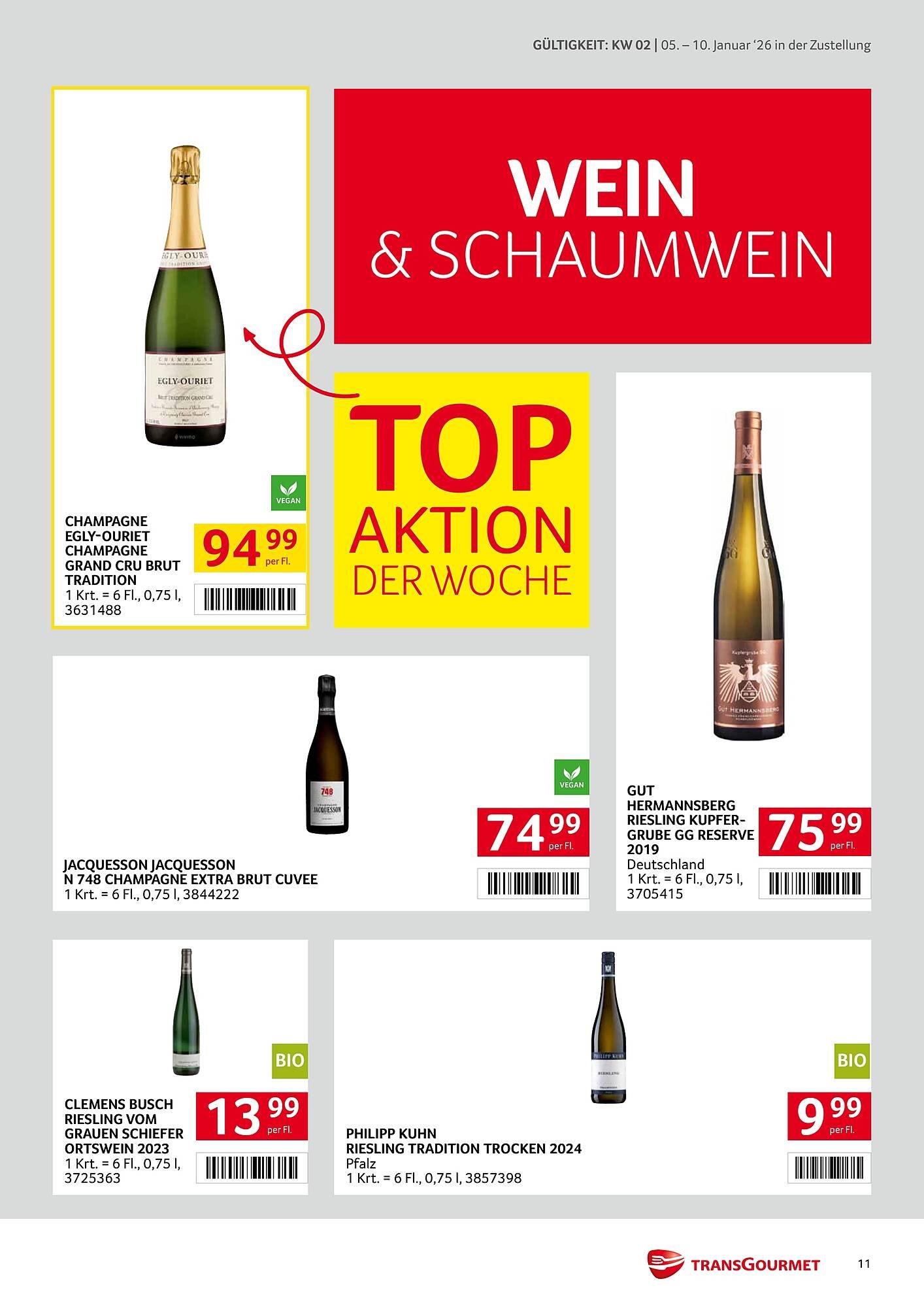 Transgourmet Flugblatt