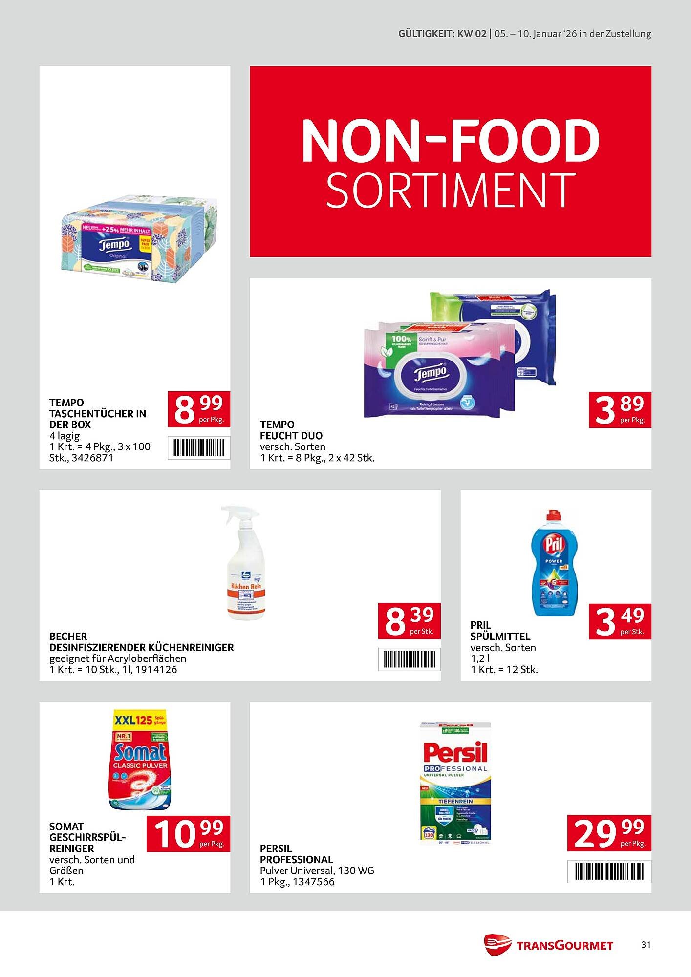 Transgourmet Flugblatt