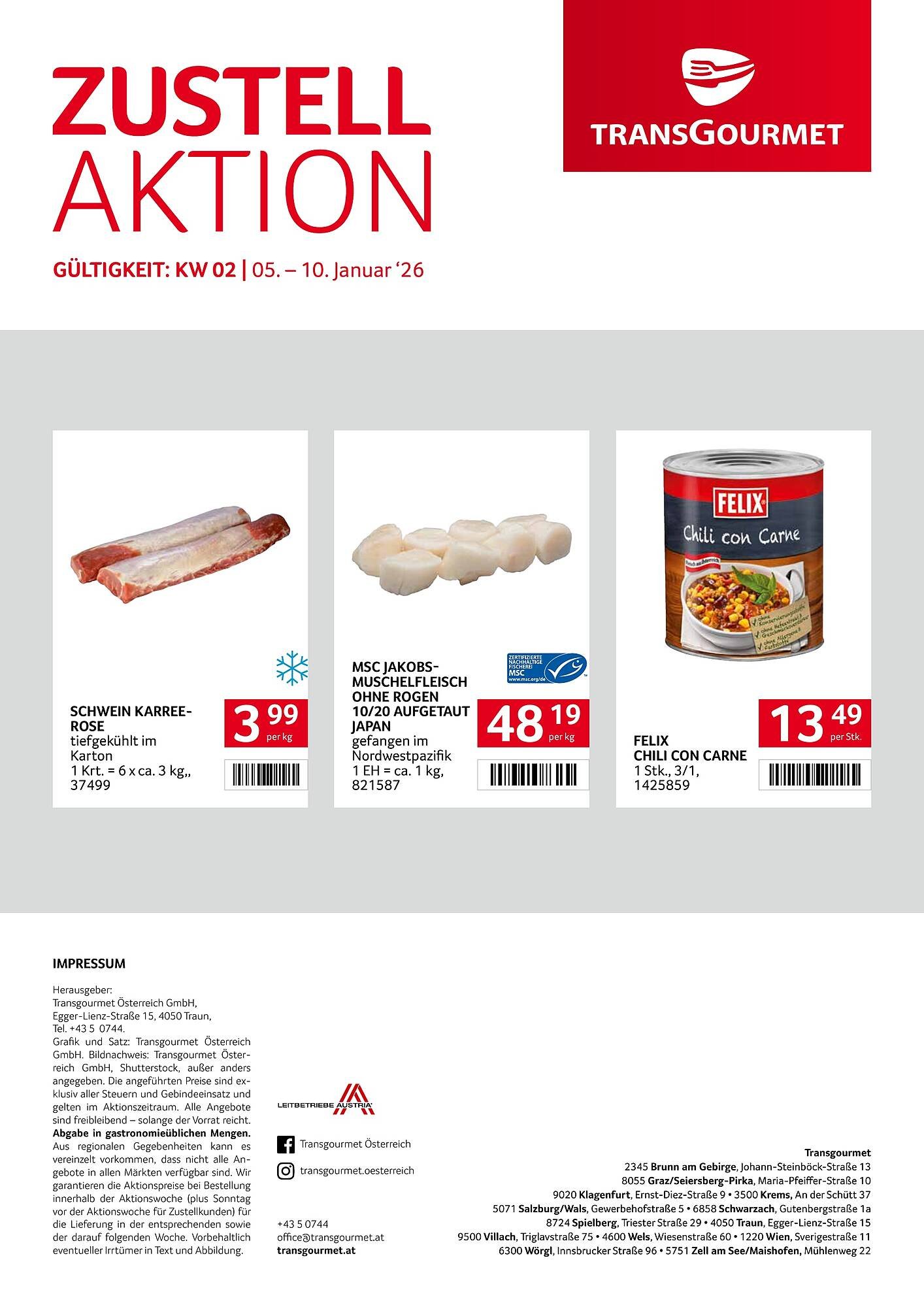 Transgourmet Flugblatt