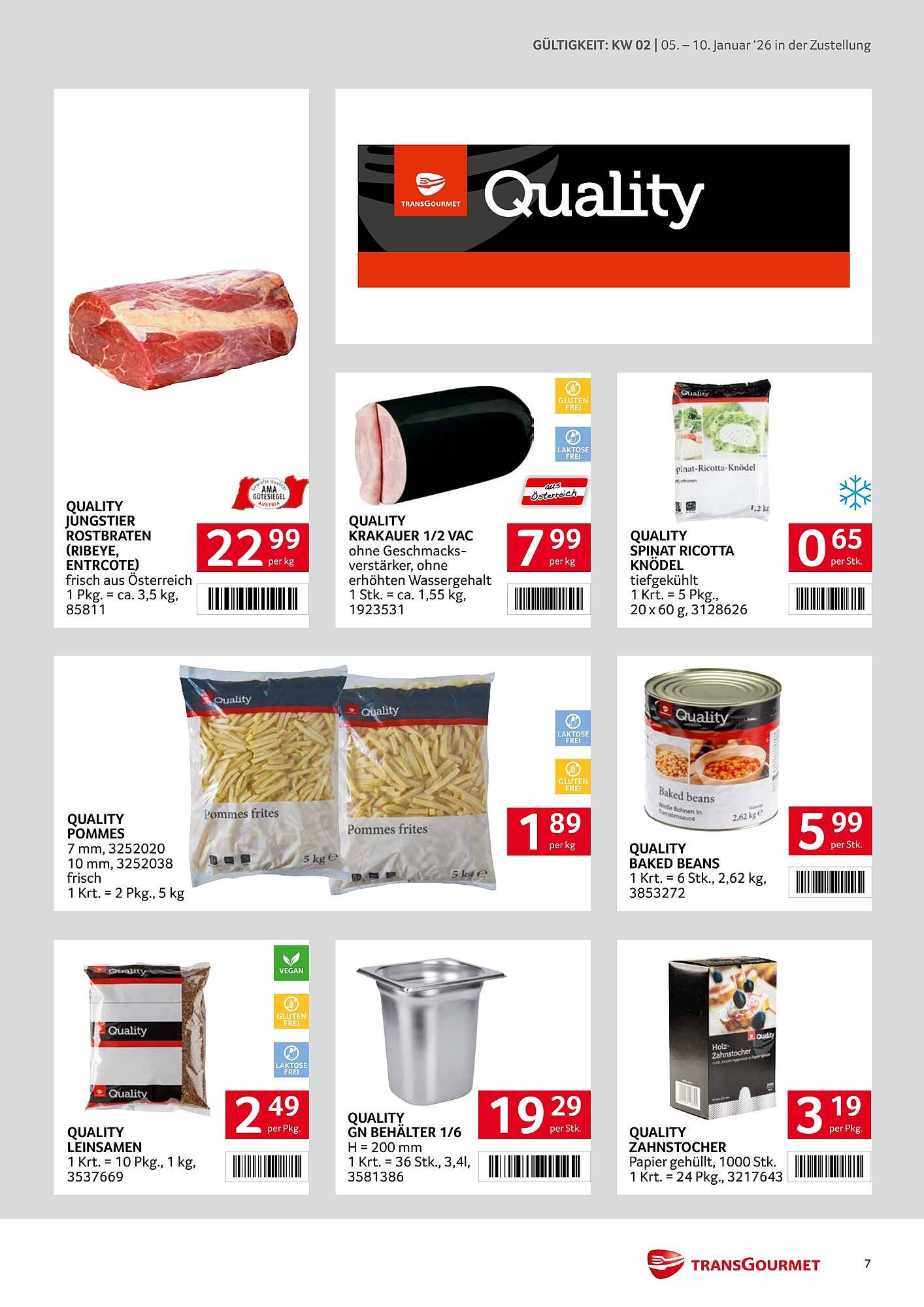 Transgourmet Flugblatt