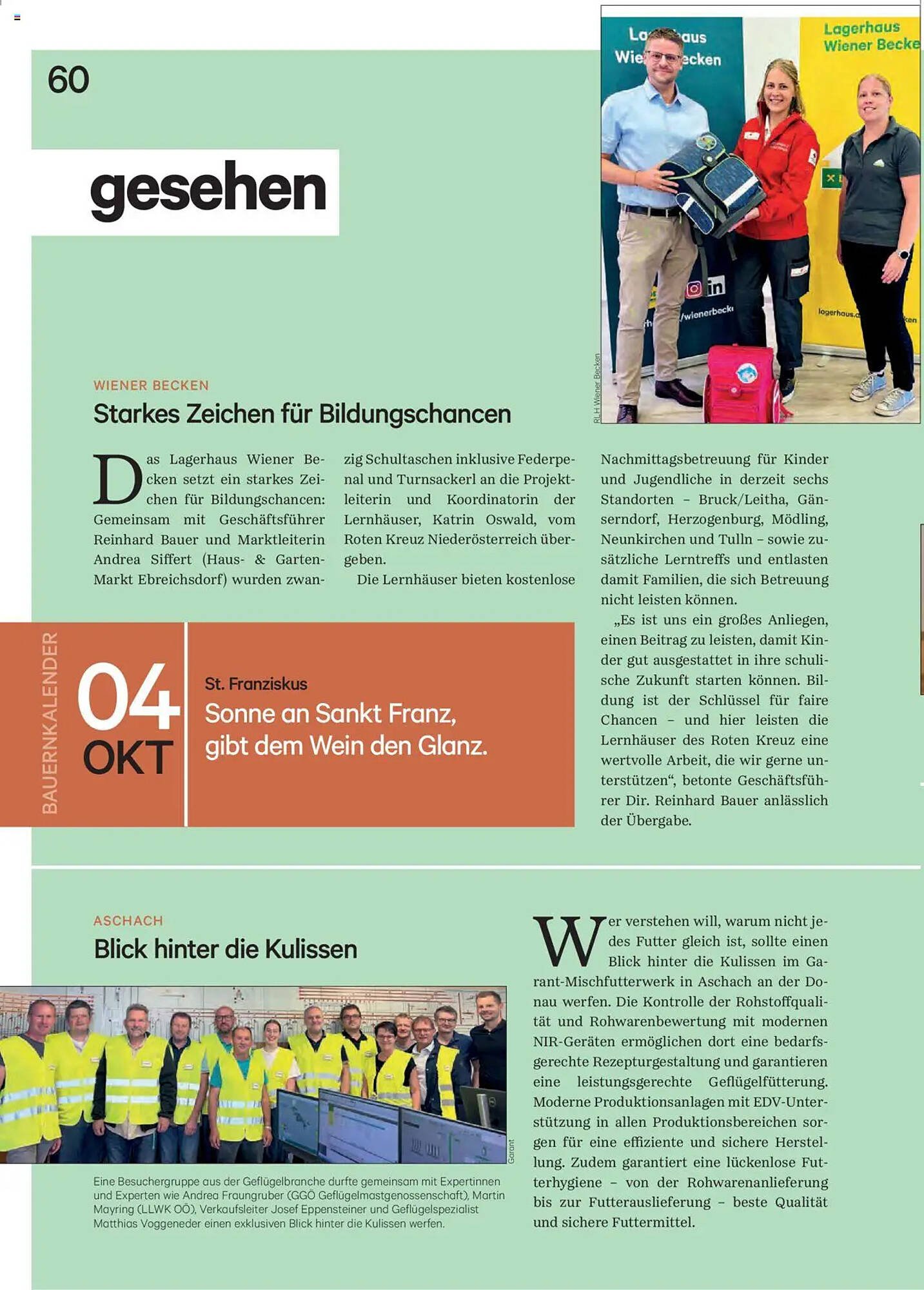 Lagerhaus Flugblatt (2025-10-01 - 2025-10-31)