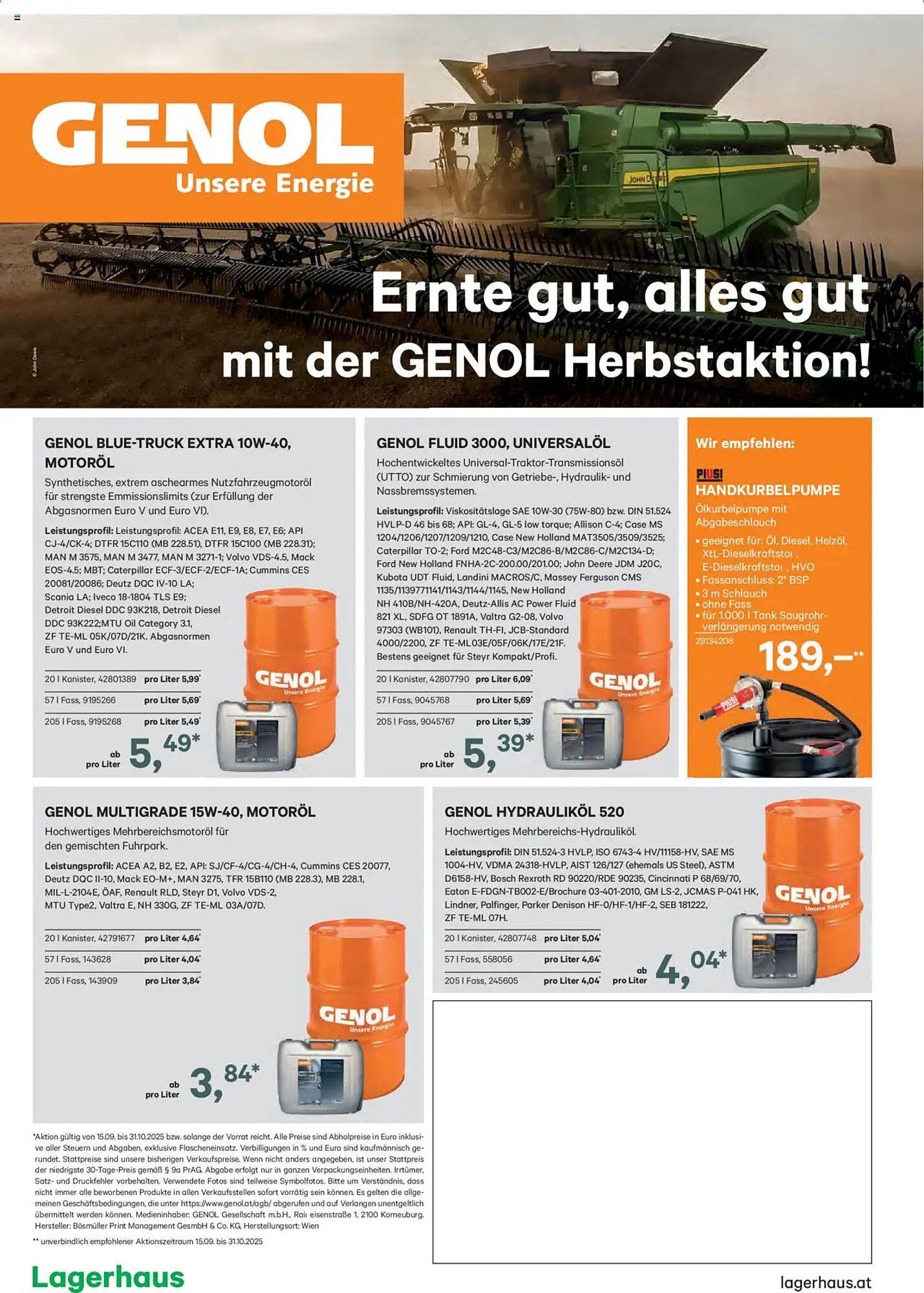 Lagerhaus Flugblatt (2025-10-01 - 2025-10-31)