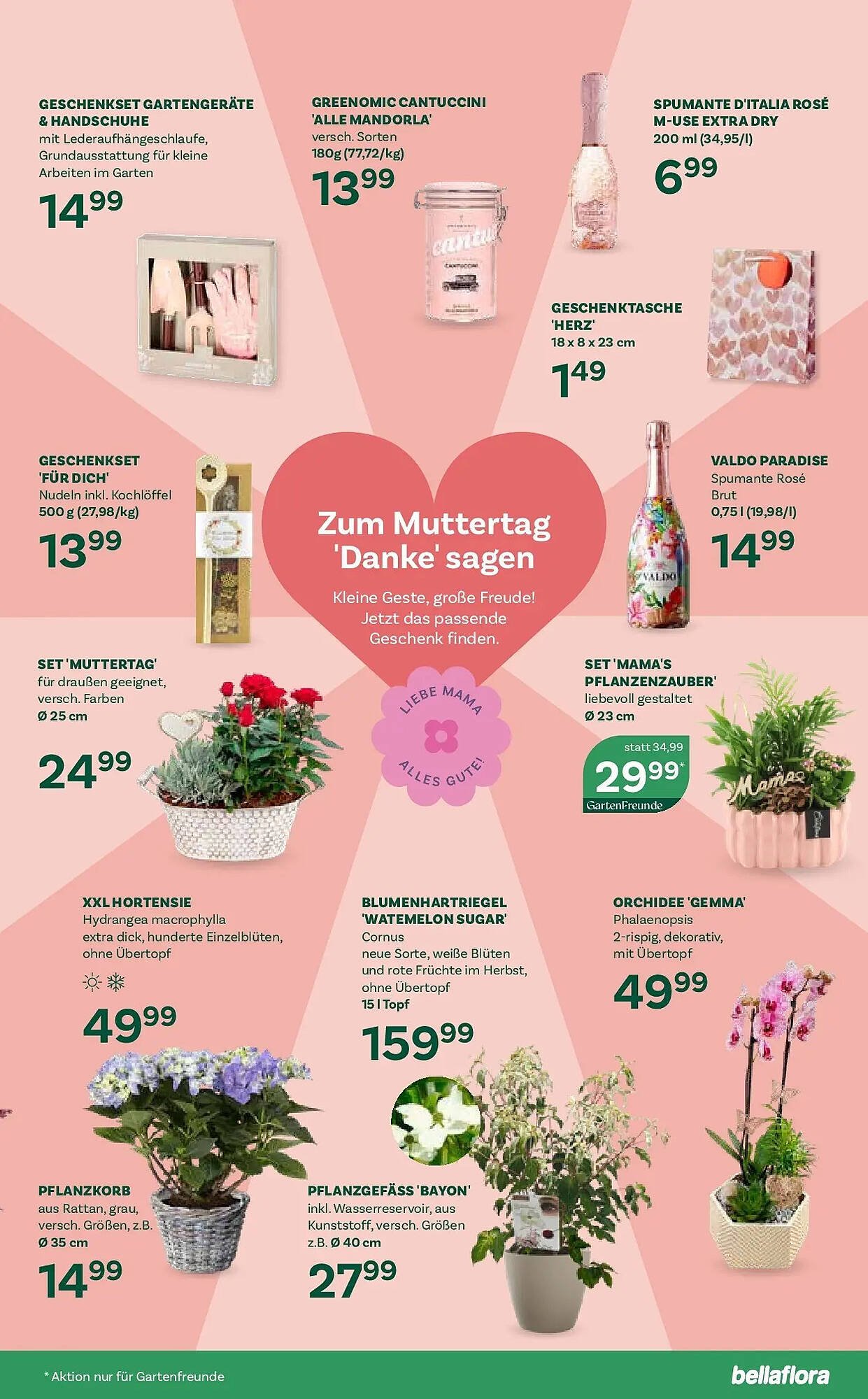 Bellaflora Flugblatt