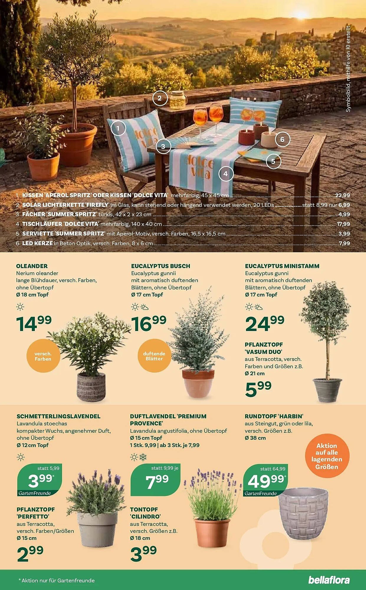 Bellaflora Flugblatt