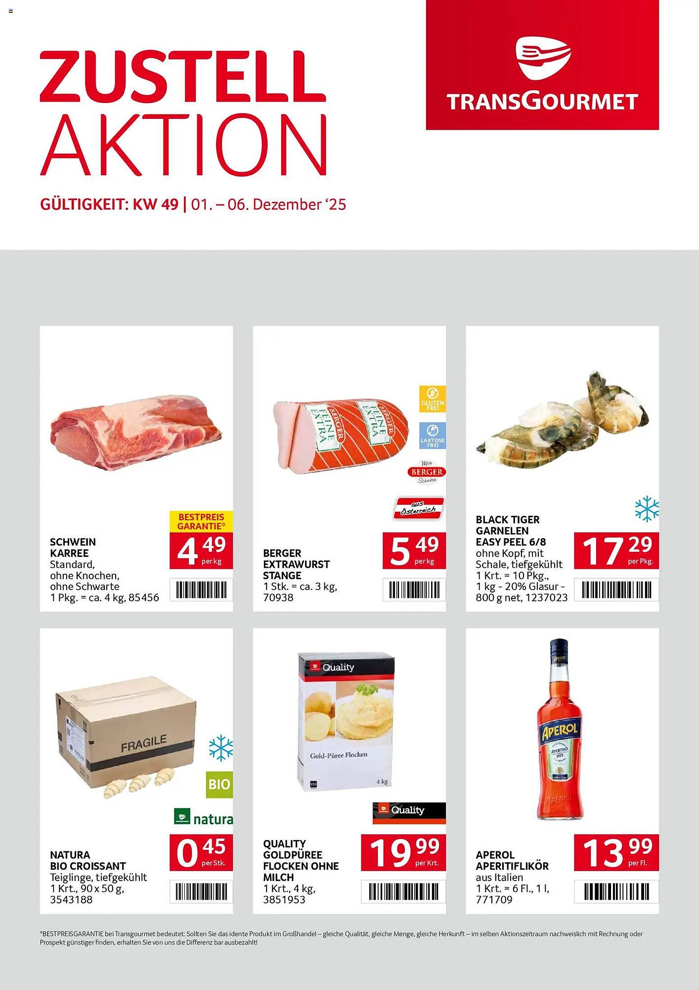 Transgourmet Flugblatt