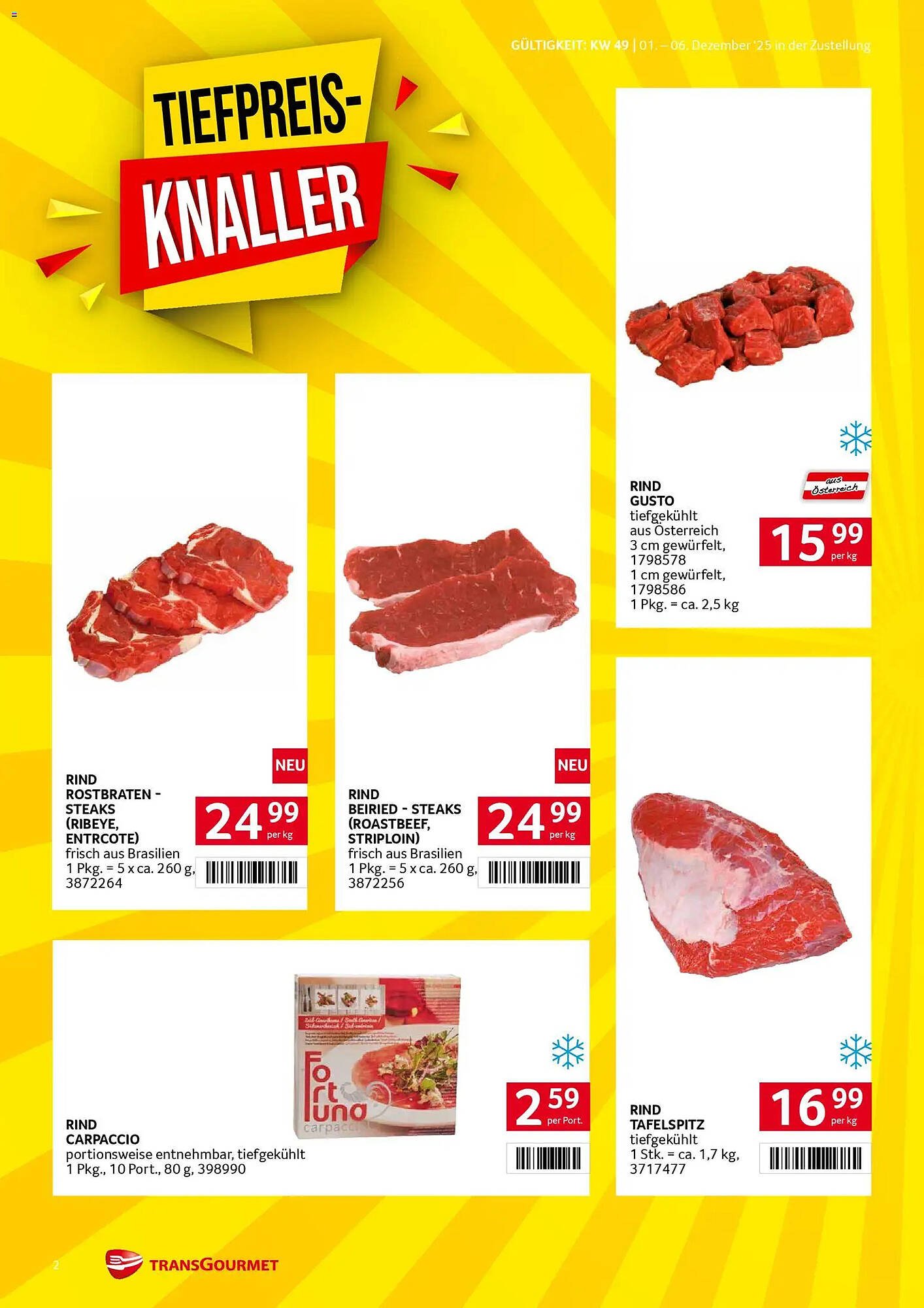 Transgourmet Flugblatt