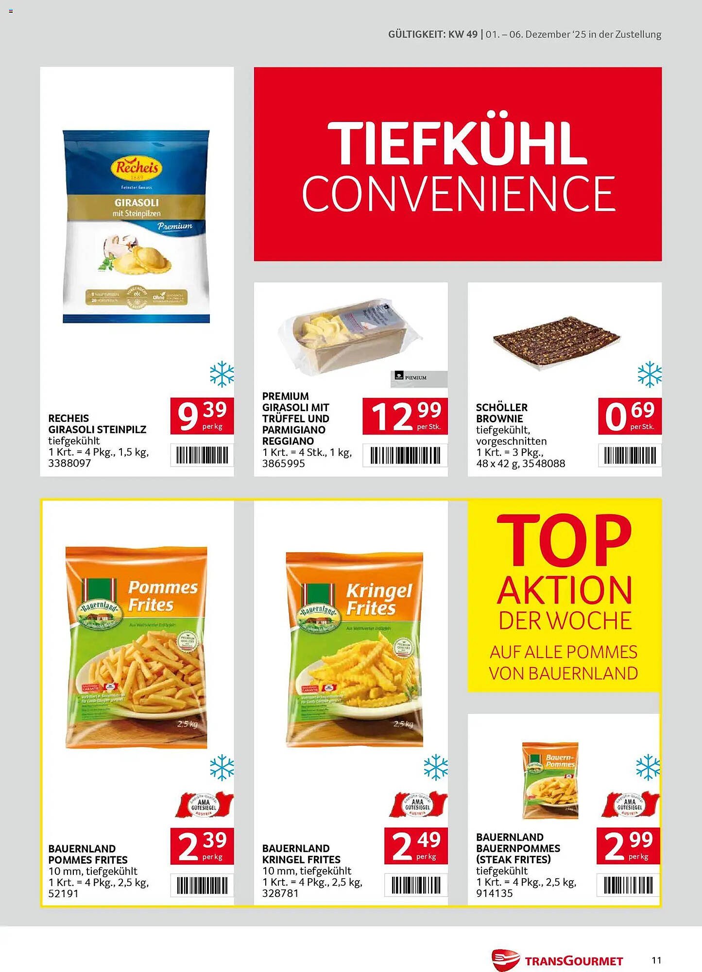 Transgourmet Flugblatt