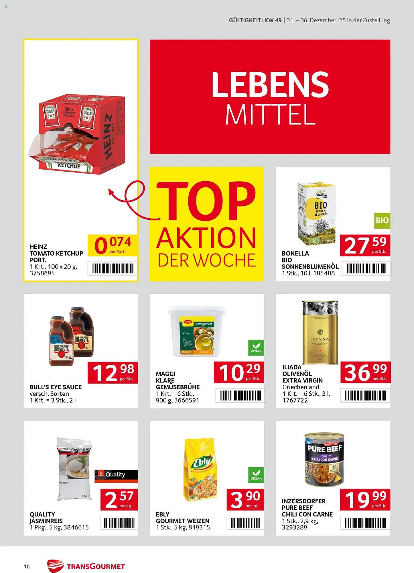 Transgourmet Flugblatt