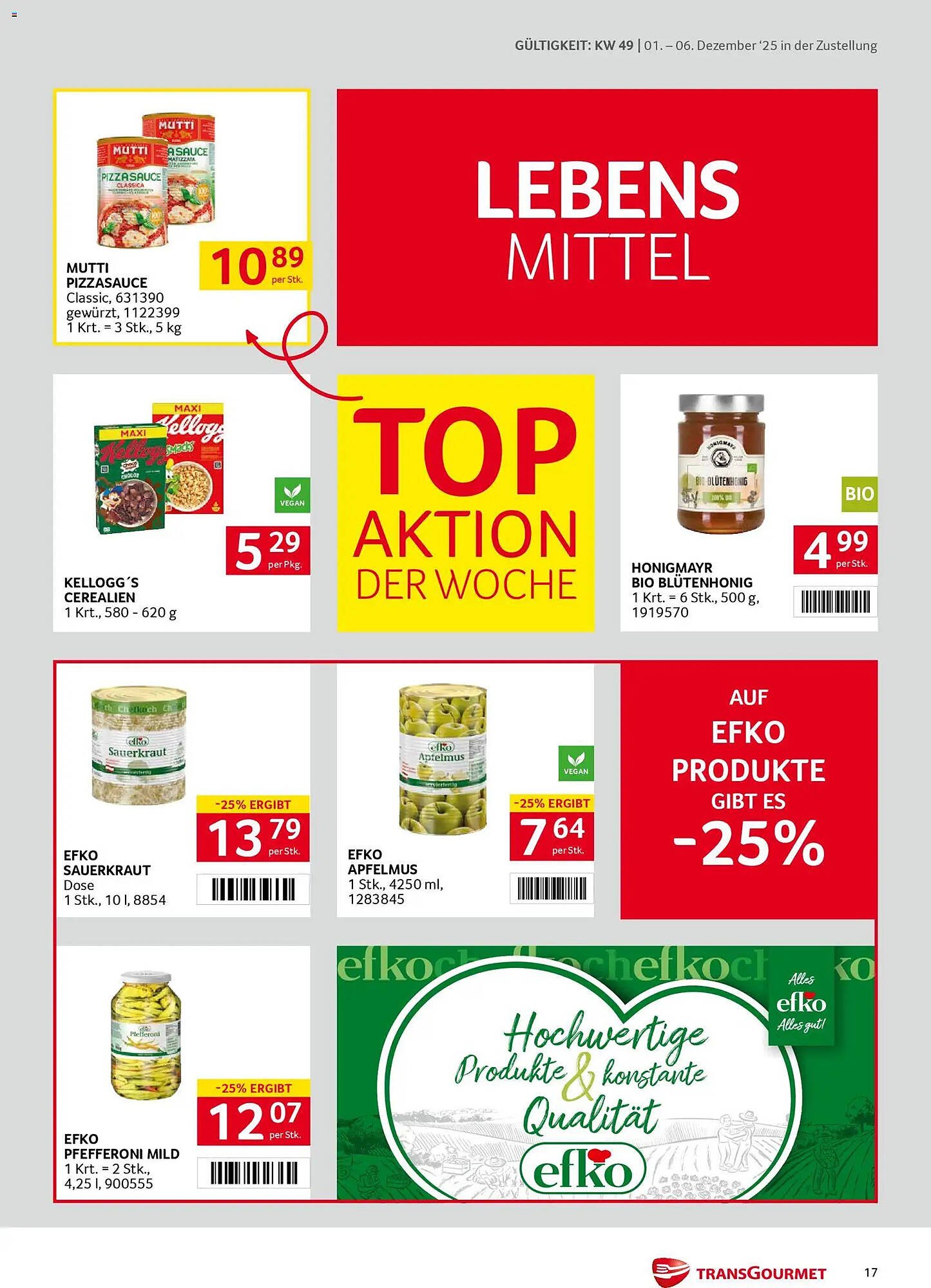 Transgourmet Flugblatt