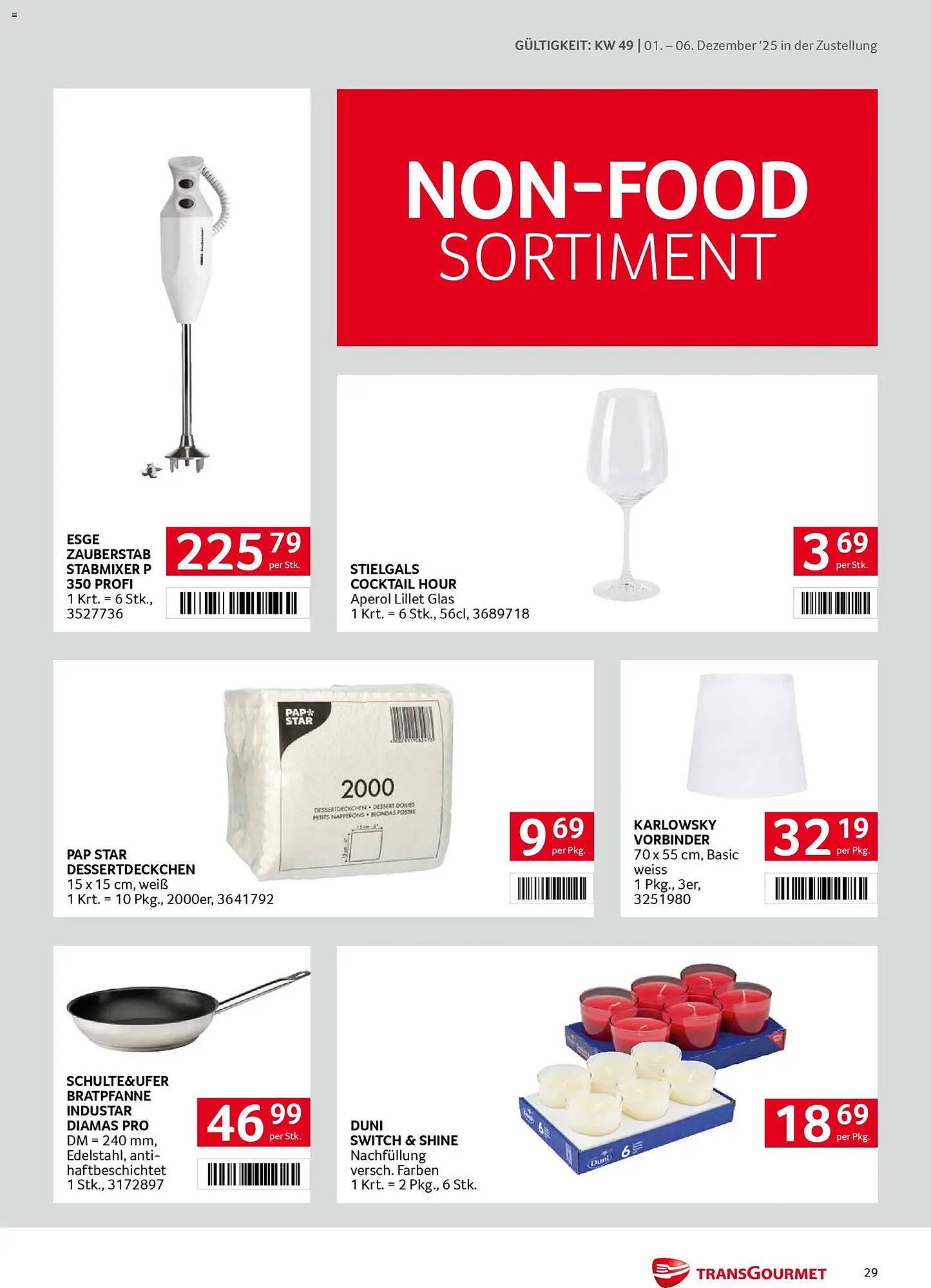 Transgourmet Flugblatt