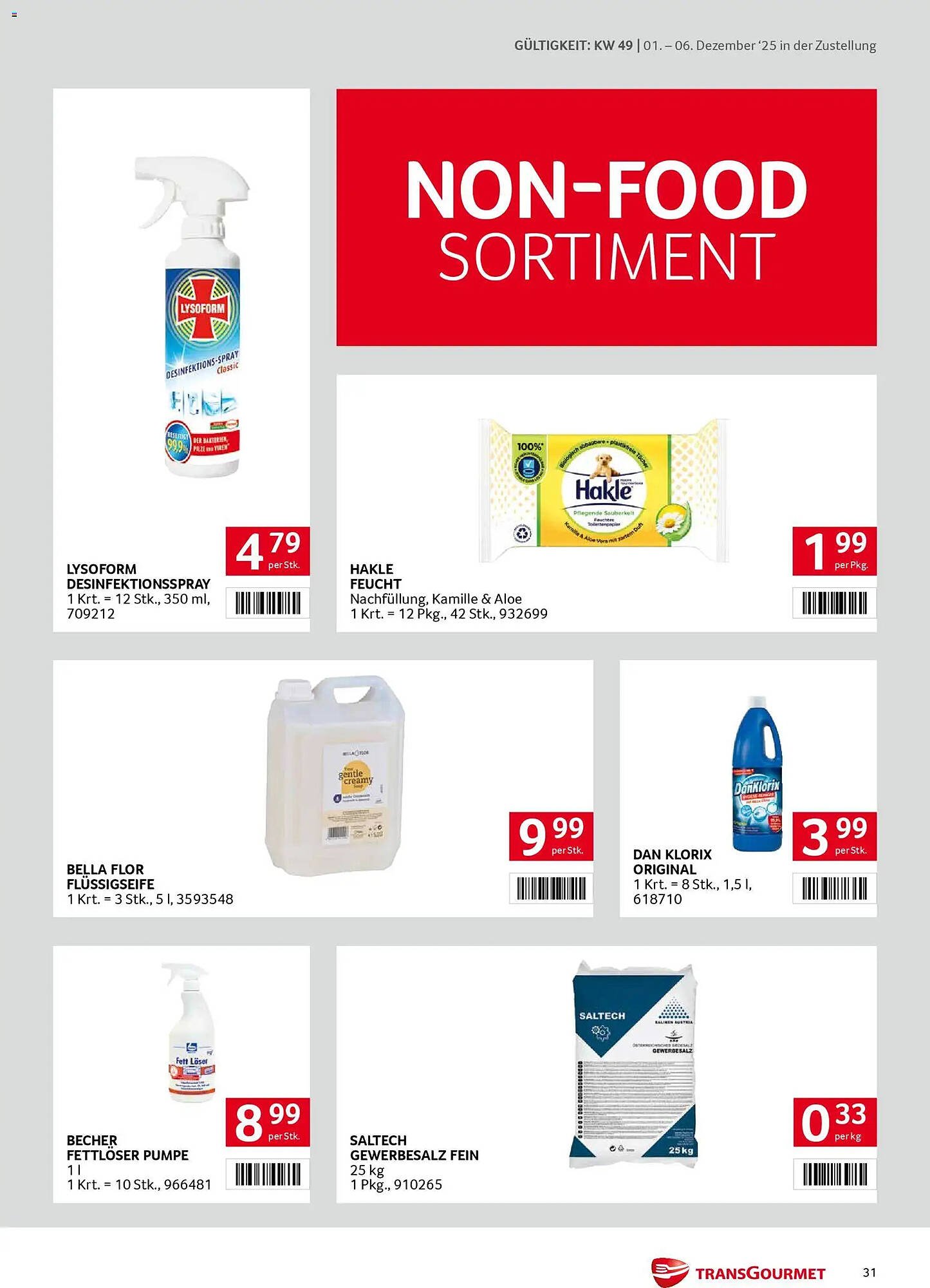 Transgourmet Flugblatt