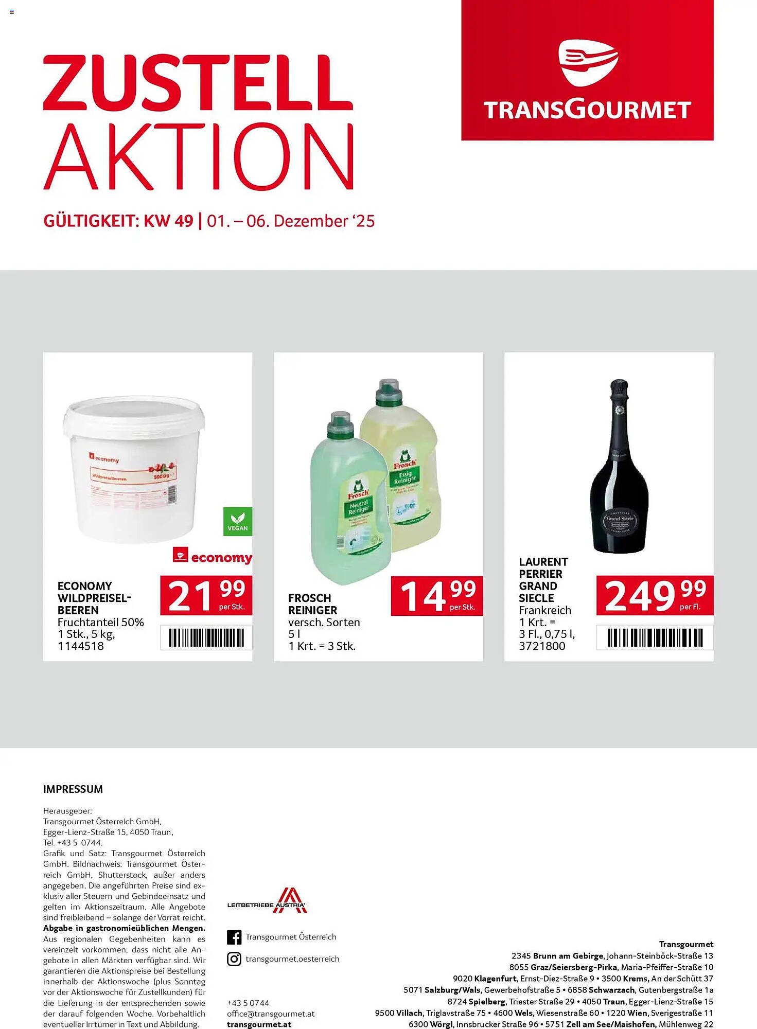 Transgourmet Flugblatt