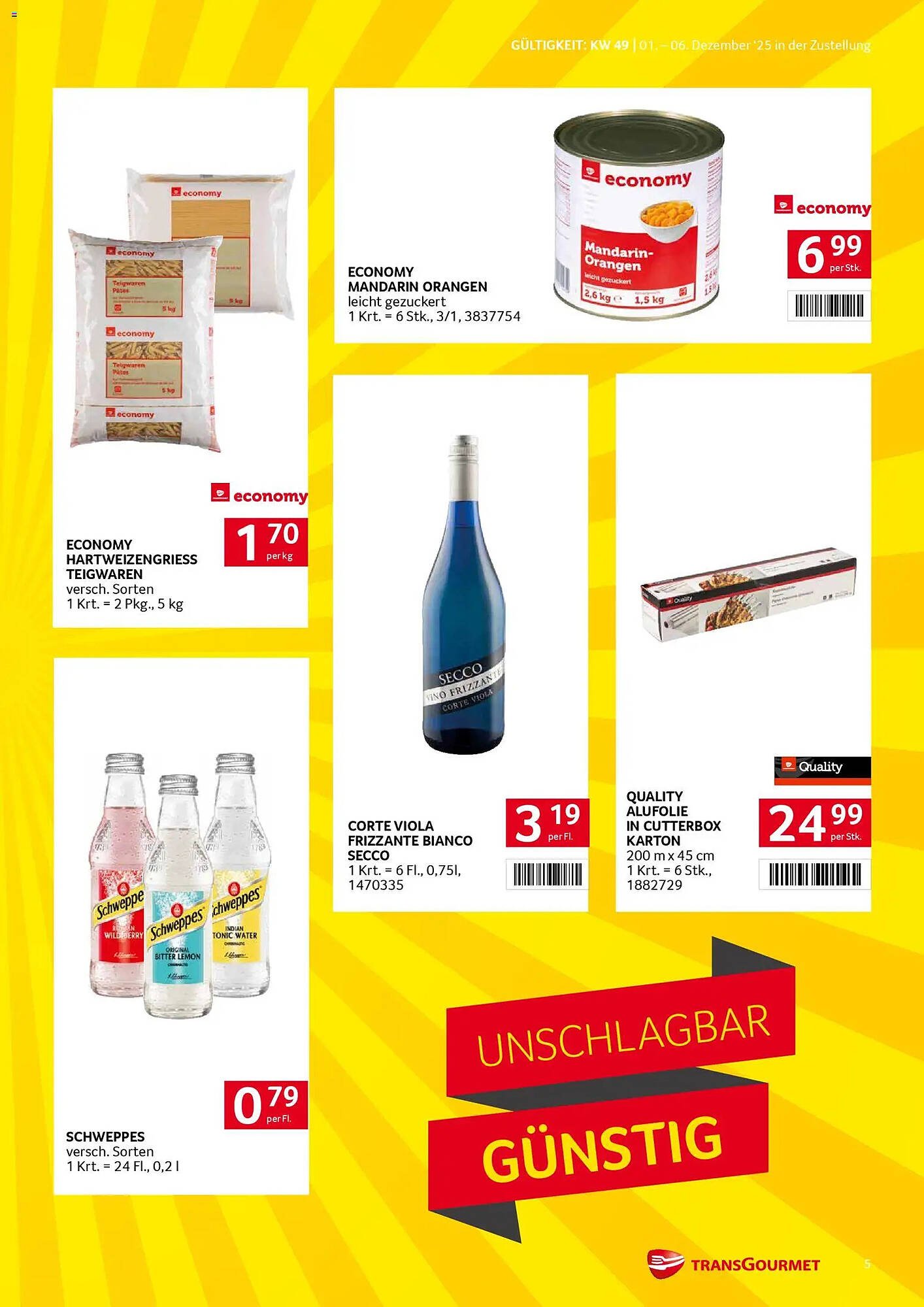 Transgourmet Flugblatt