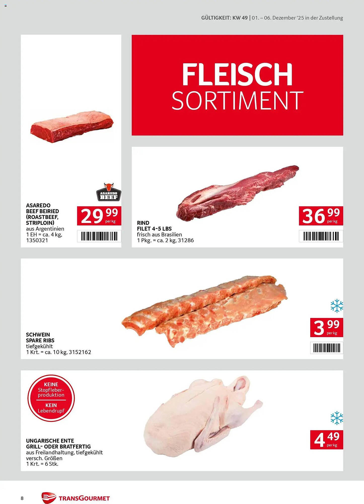 Transgourmet Flugblatt