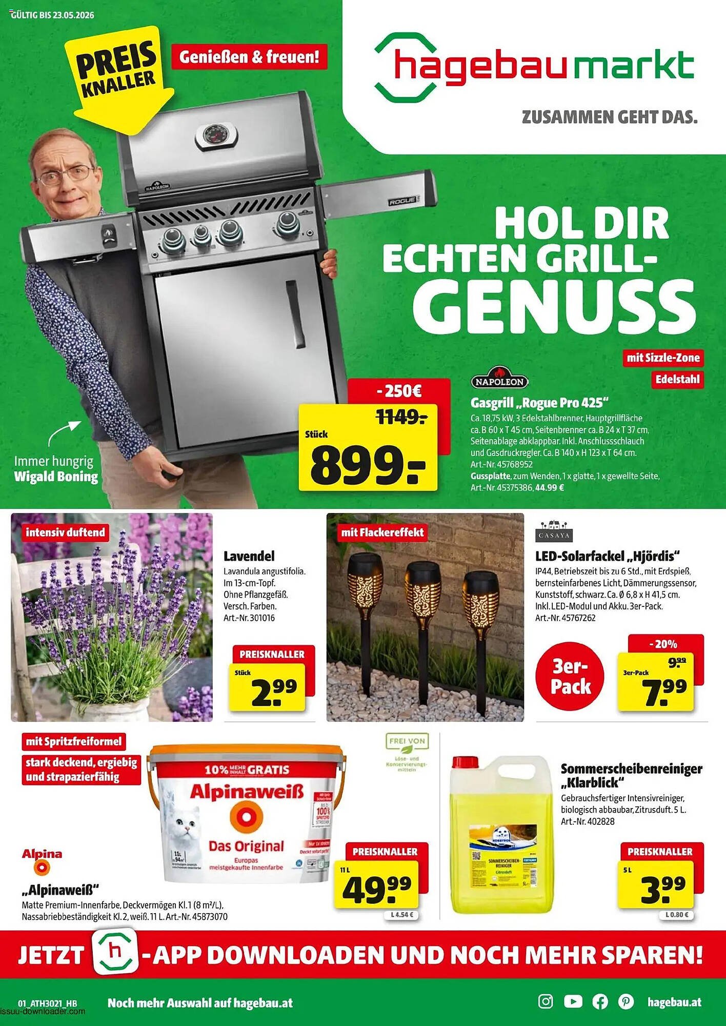 Hagebau Flugblatt