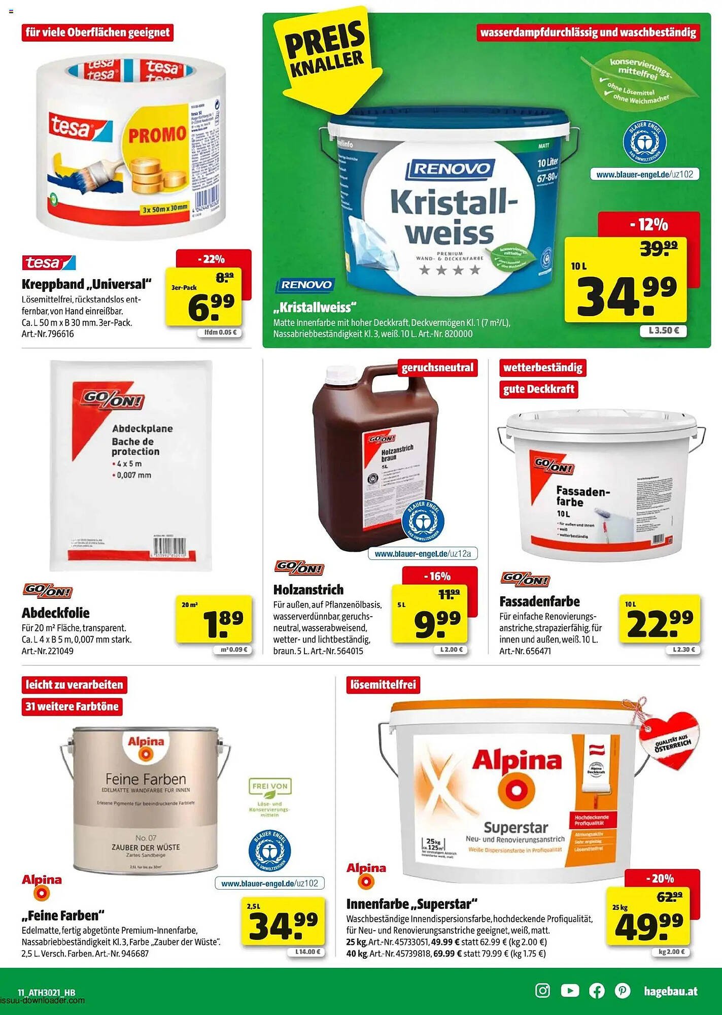 Hagebau Flugblatt