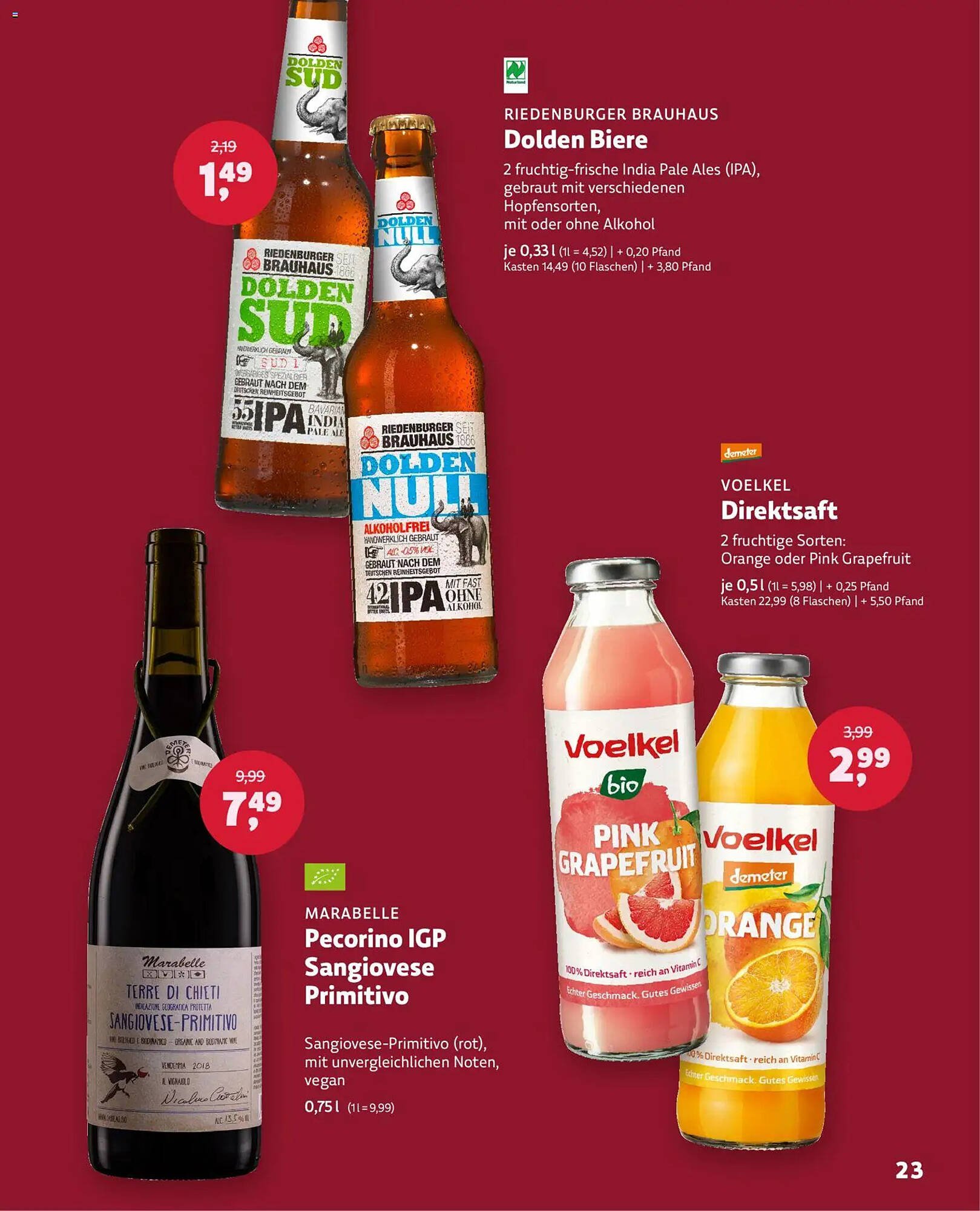 Denn&#039;s Biomarkt Flugblatt