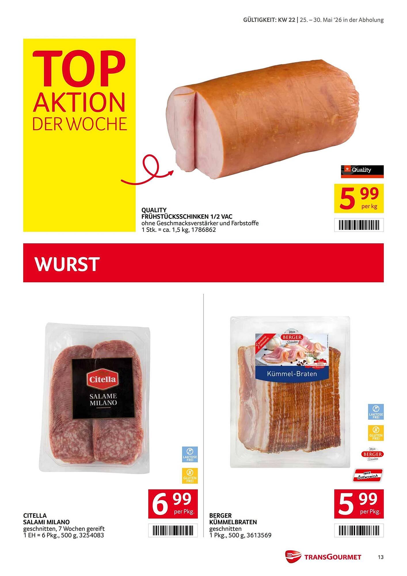 Transgourmet Flugblatt