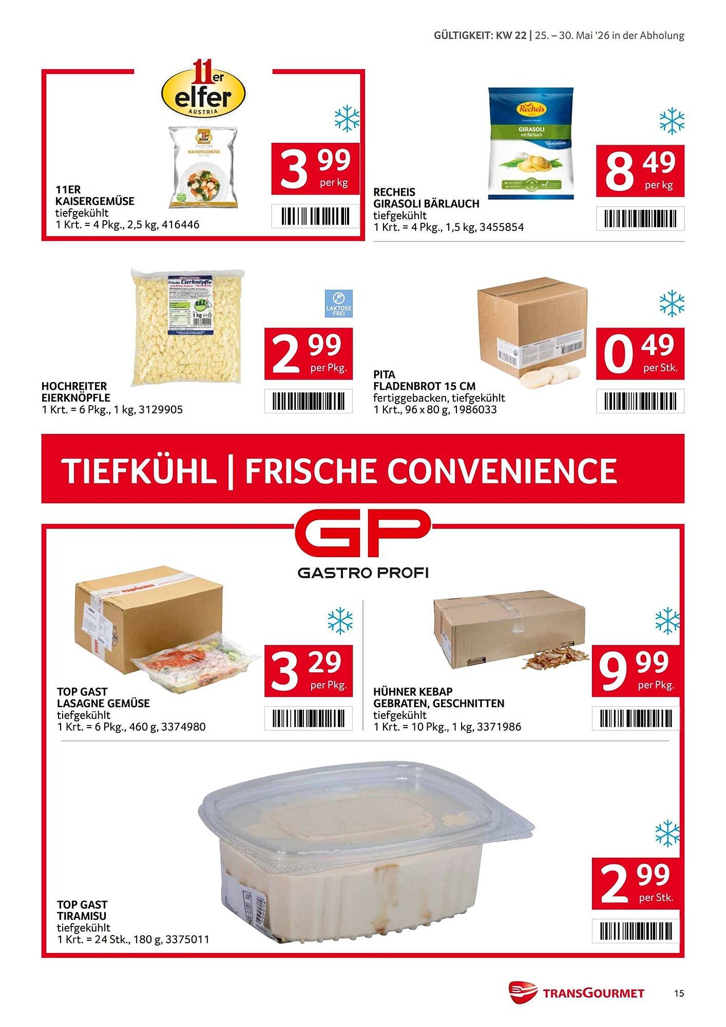 Transgourmet Flugblatt