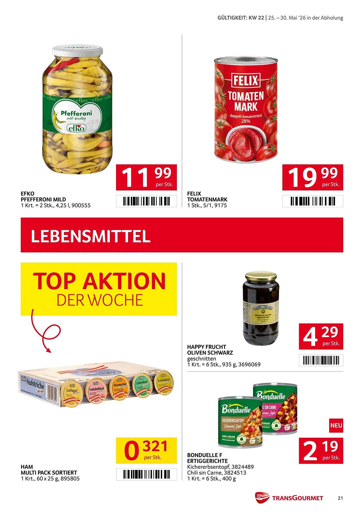 Transgourmet Flugblatt