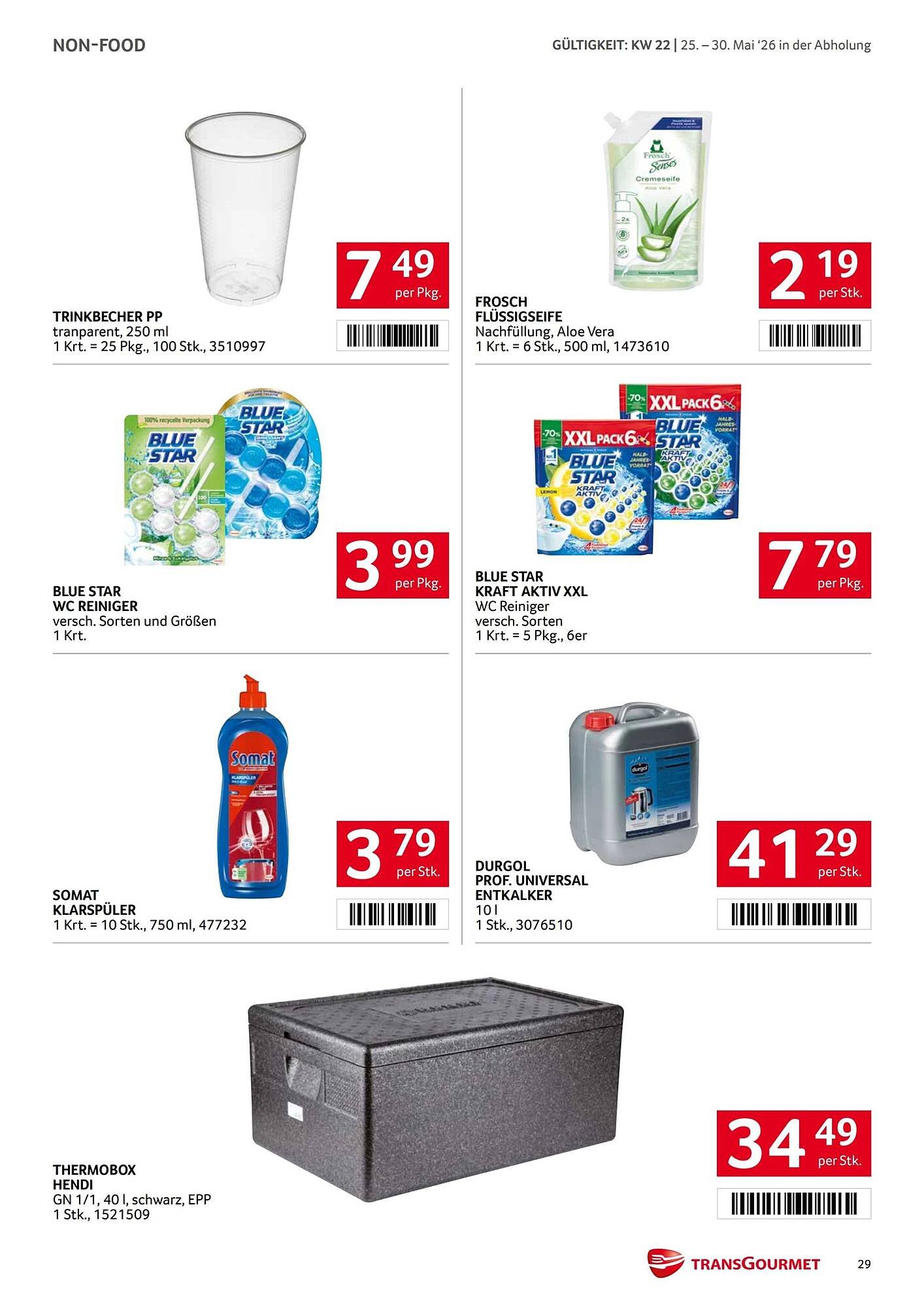 Transgourmet Flugblatt
