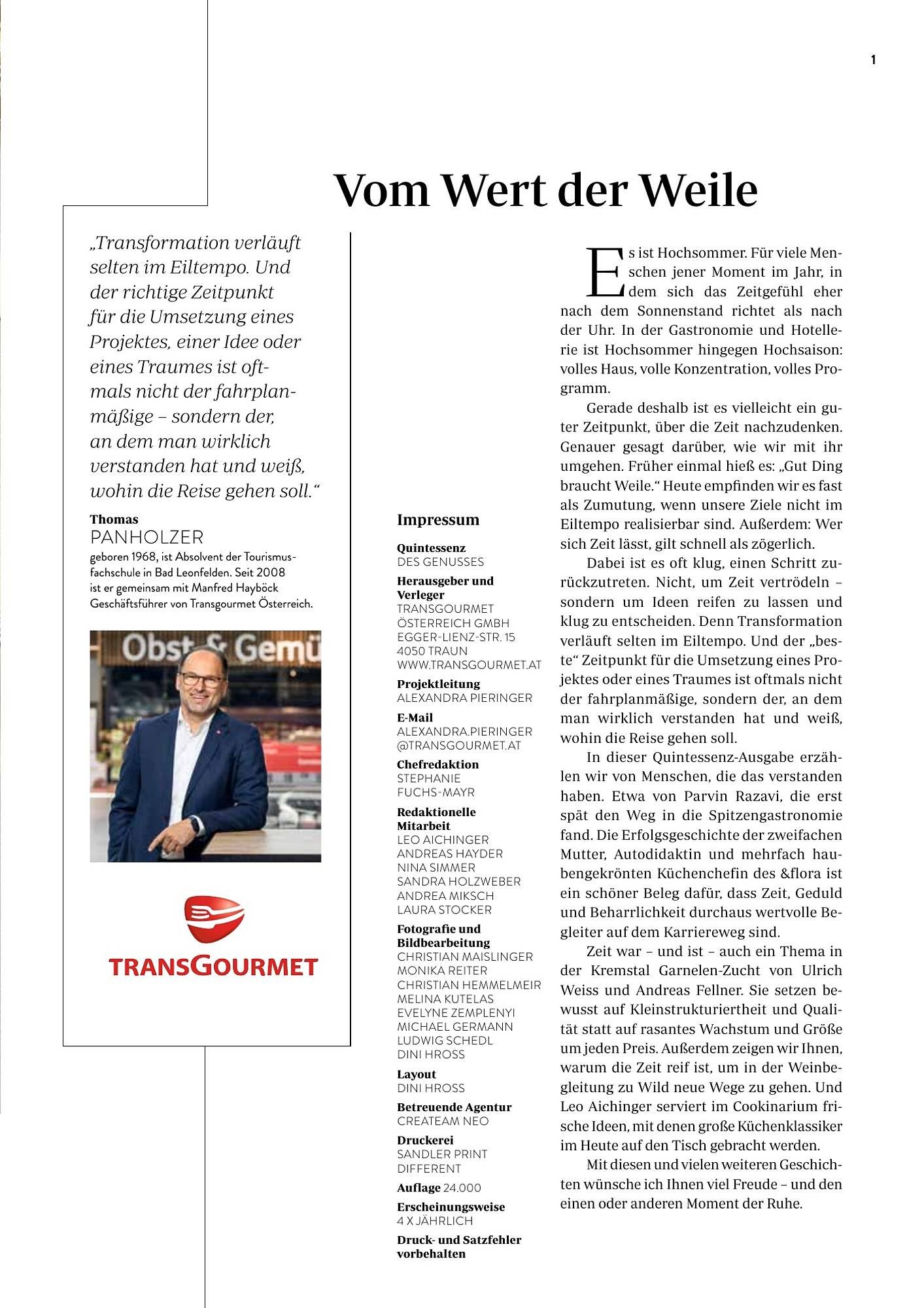 Transgourmet Flugblatt