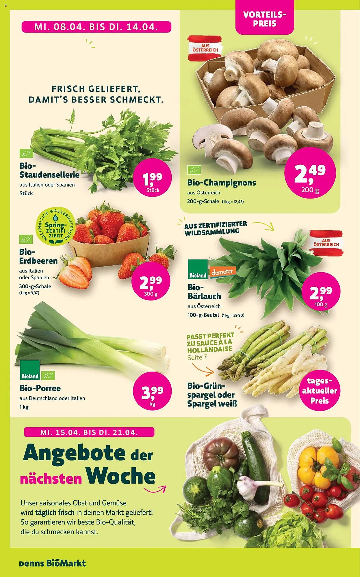 Denn's Biomarkt Flugblatt