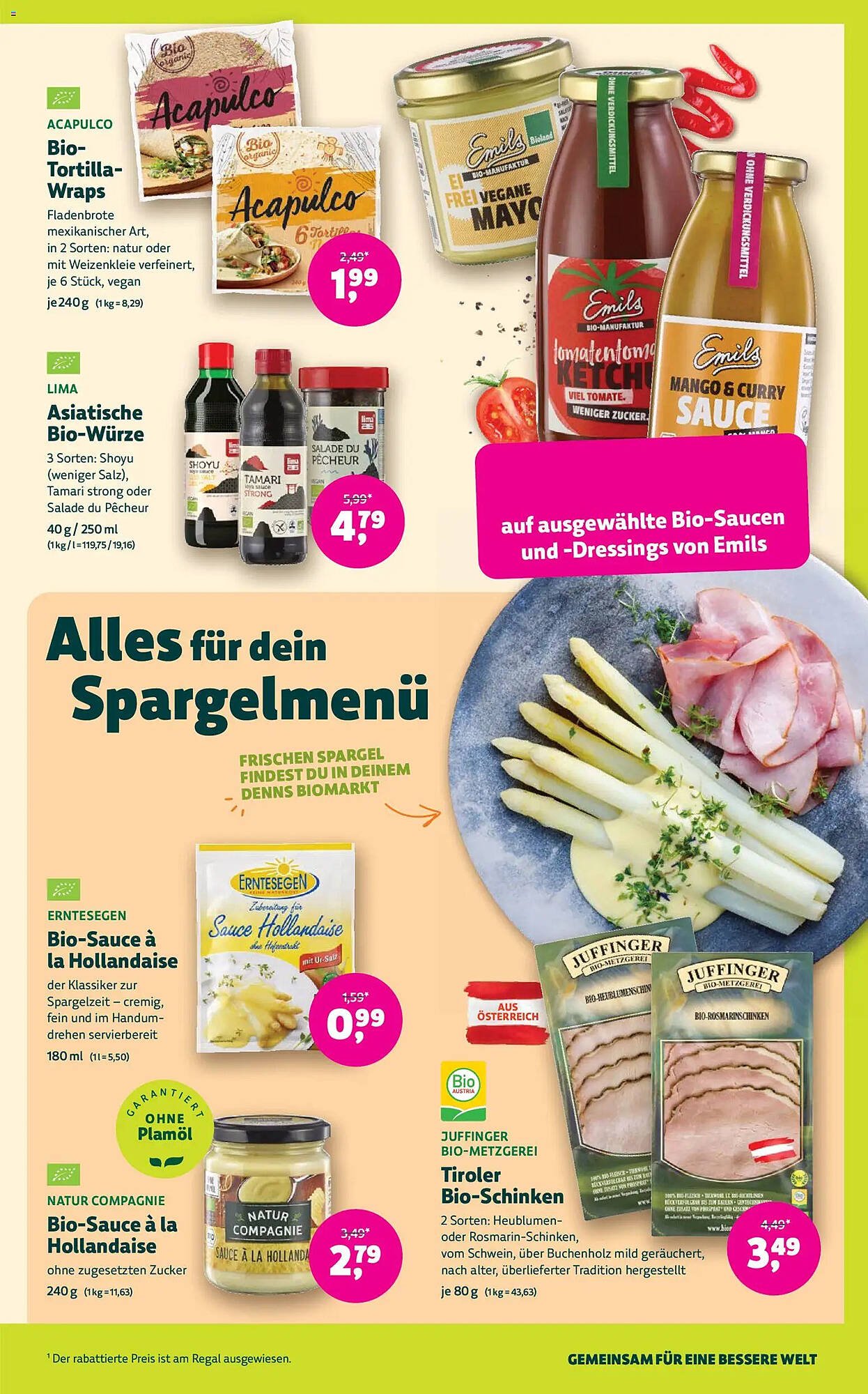 Denn's Biomarkt Flugblatt