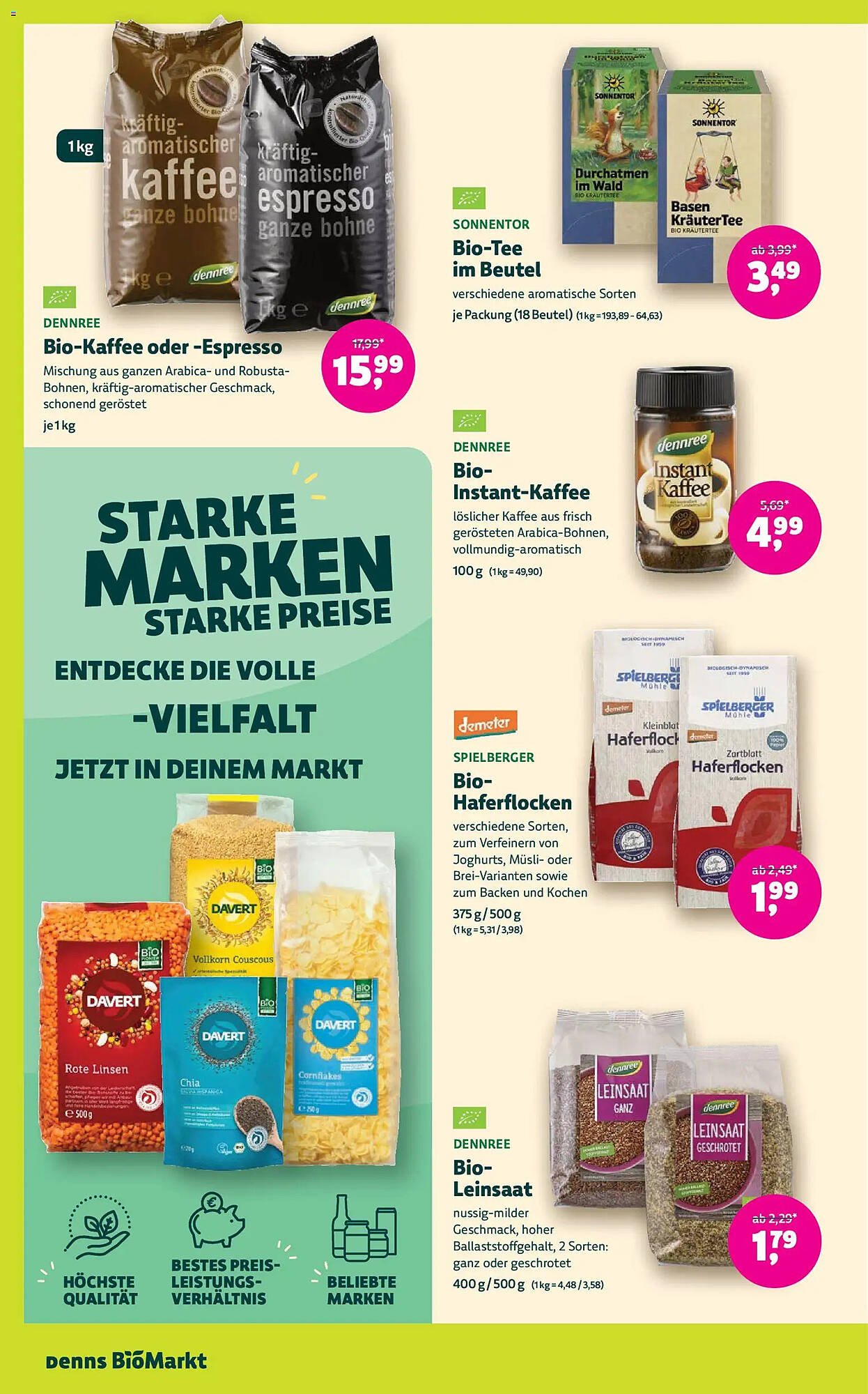 Denn's Biomarkt Flugblatt