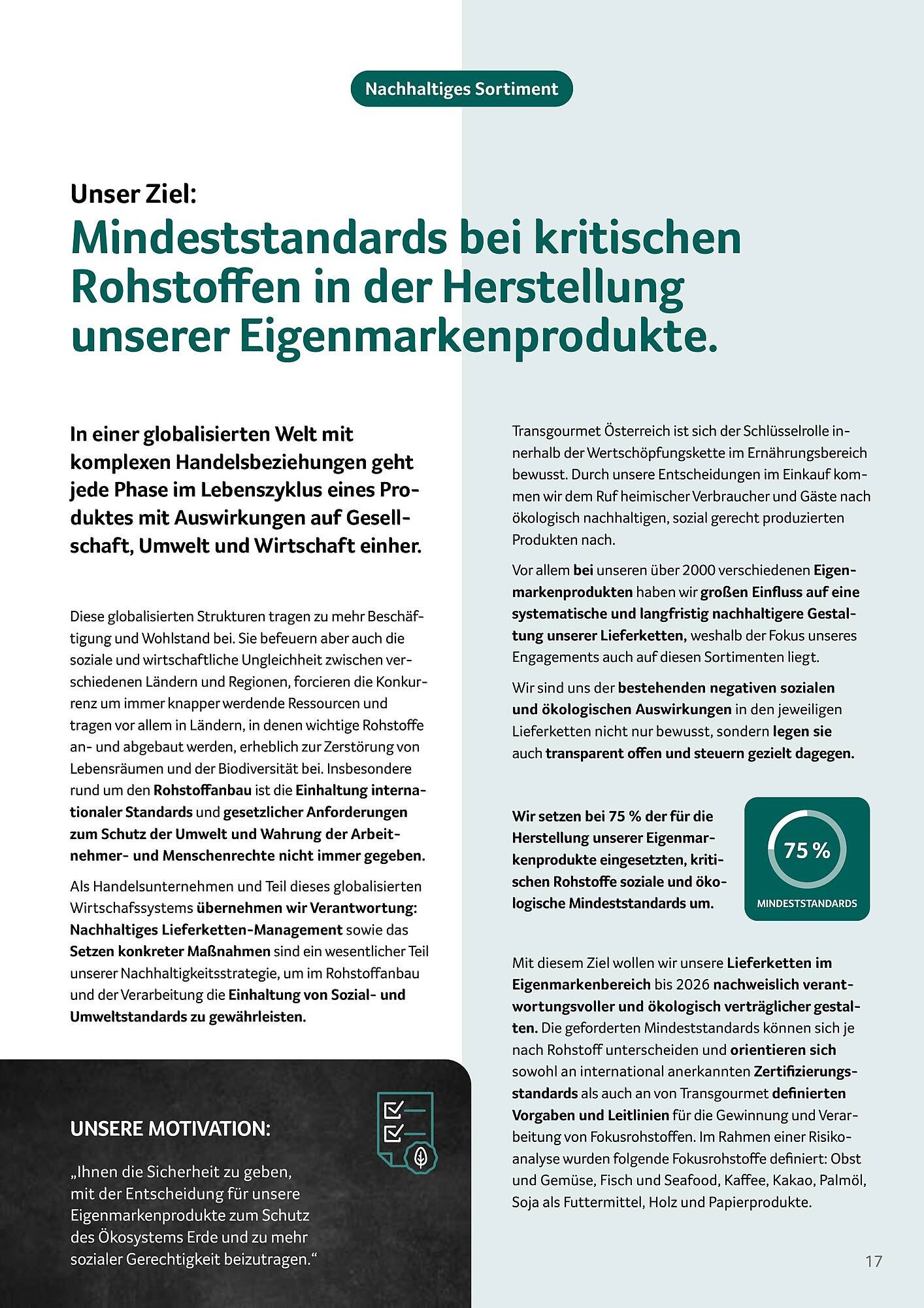 Transgourmet Flugblatt