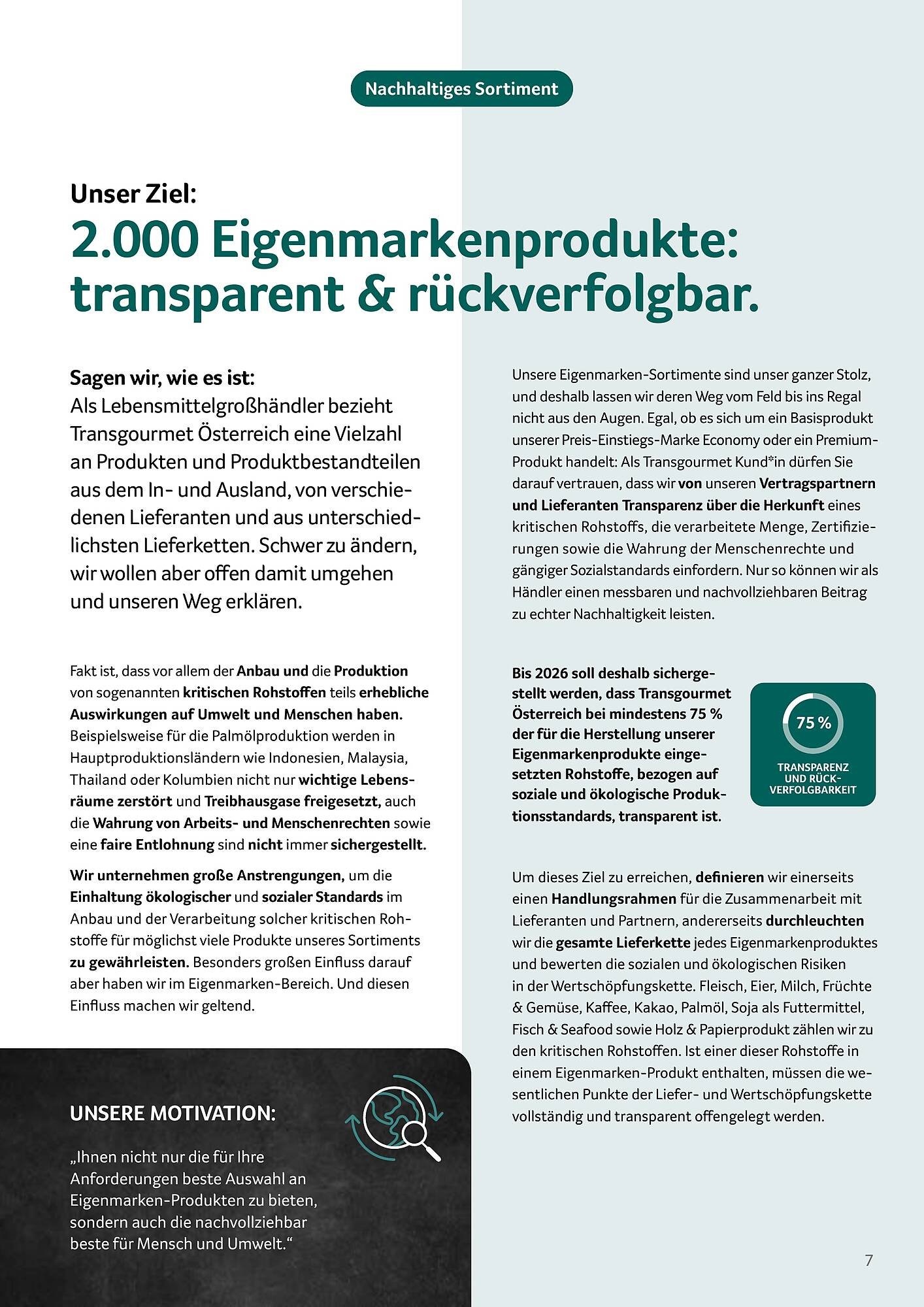 Transgourmet Flugblatt