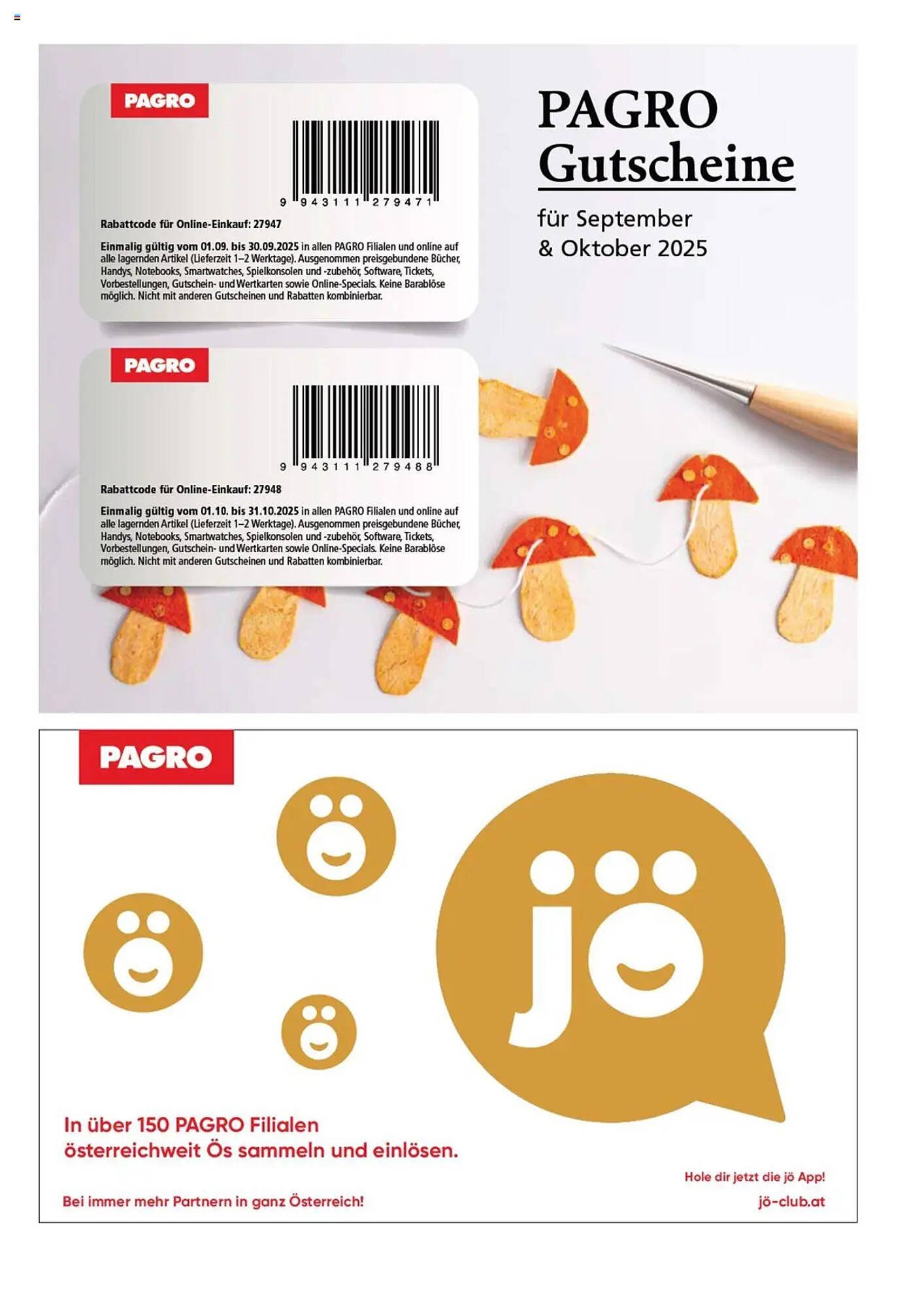 Pagro Diskont Flugblatt