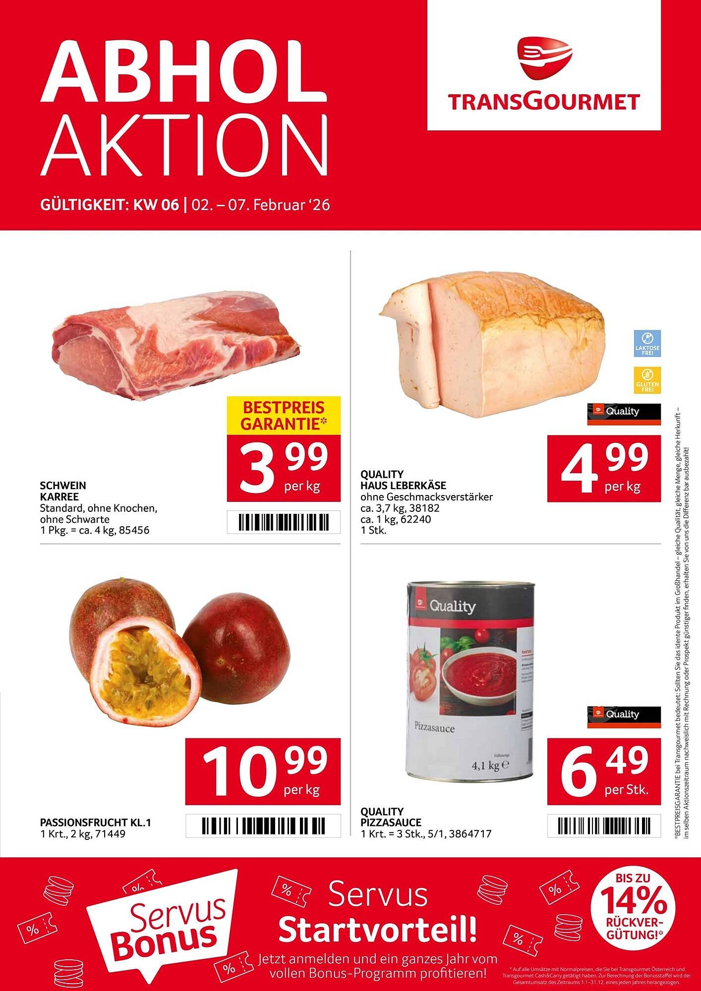 Transgourmet Flugblatt