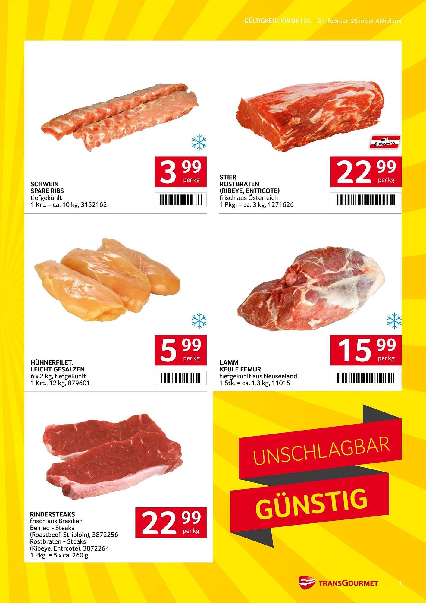 Transgourmet Flugblatt