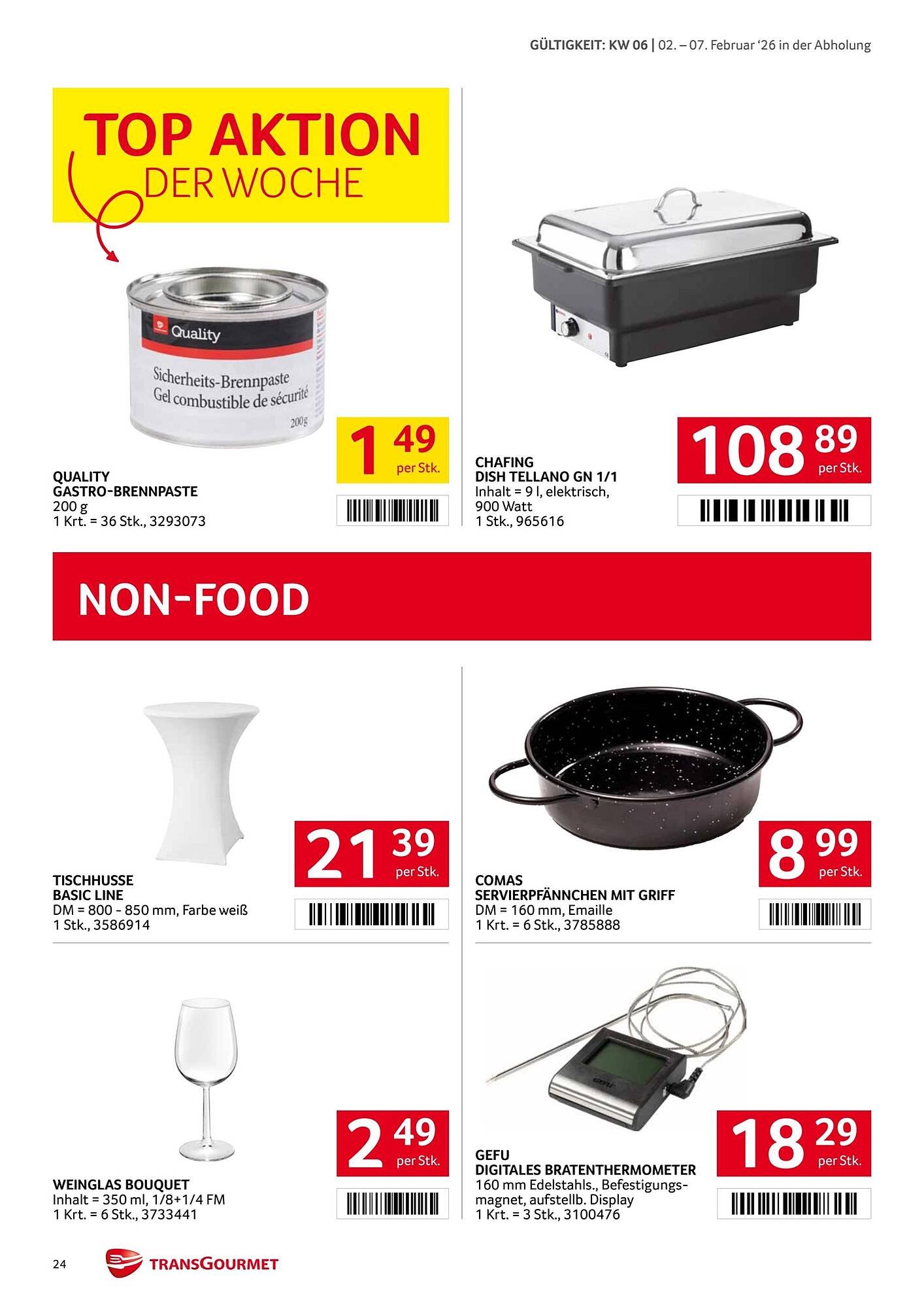 Transgourmet Flugblatt