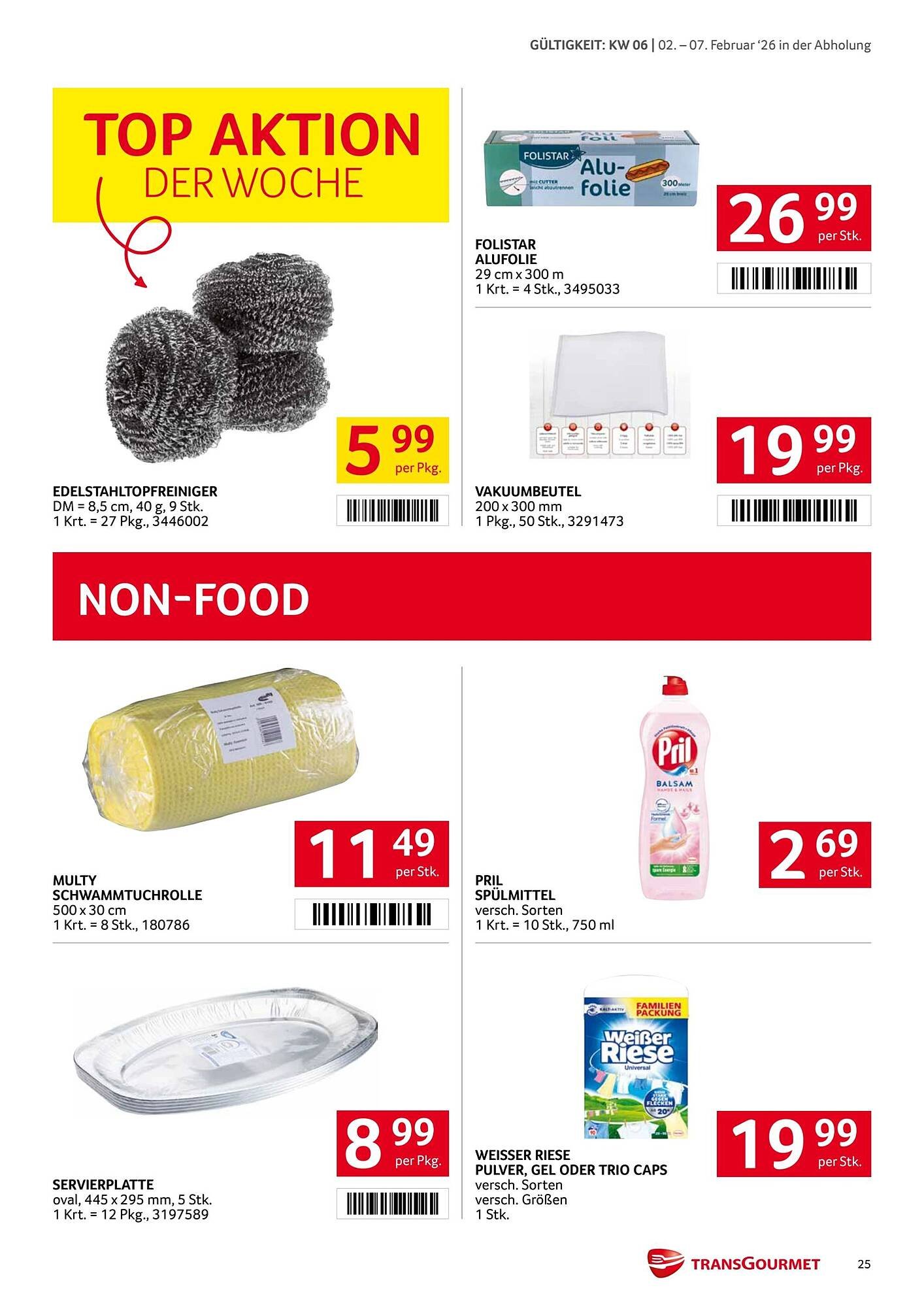 Transgourmet Flugblatt