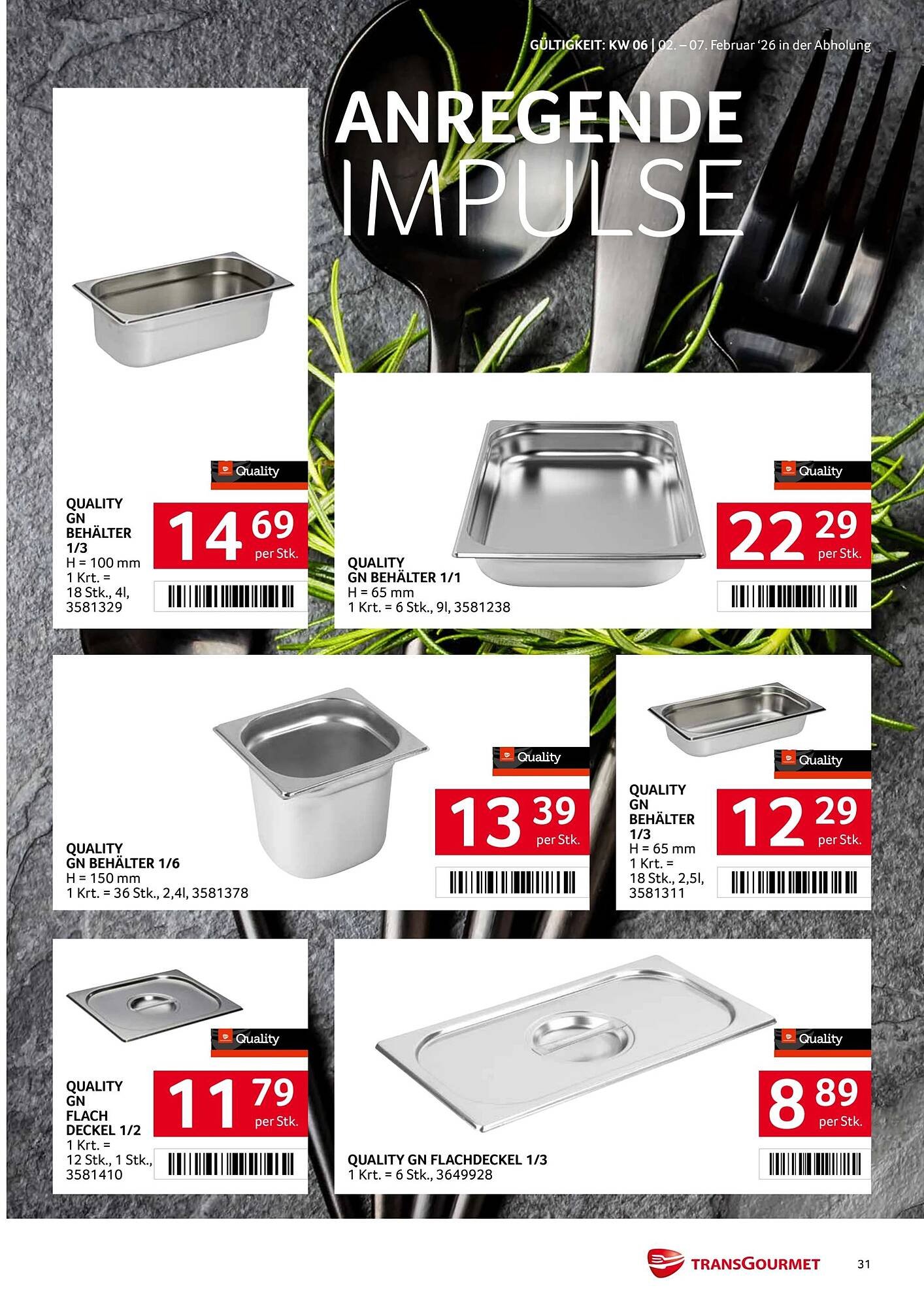 Transgourmet Flugblatt