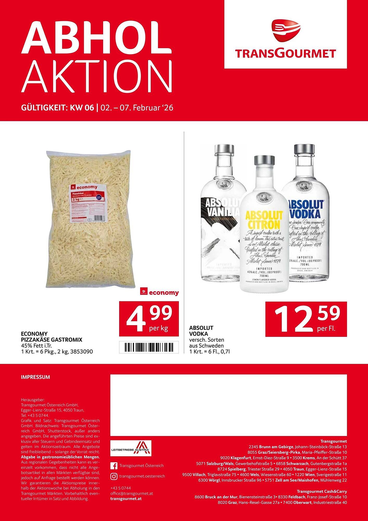 Transgourmet Flugblatt